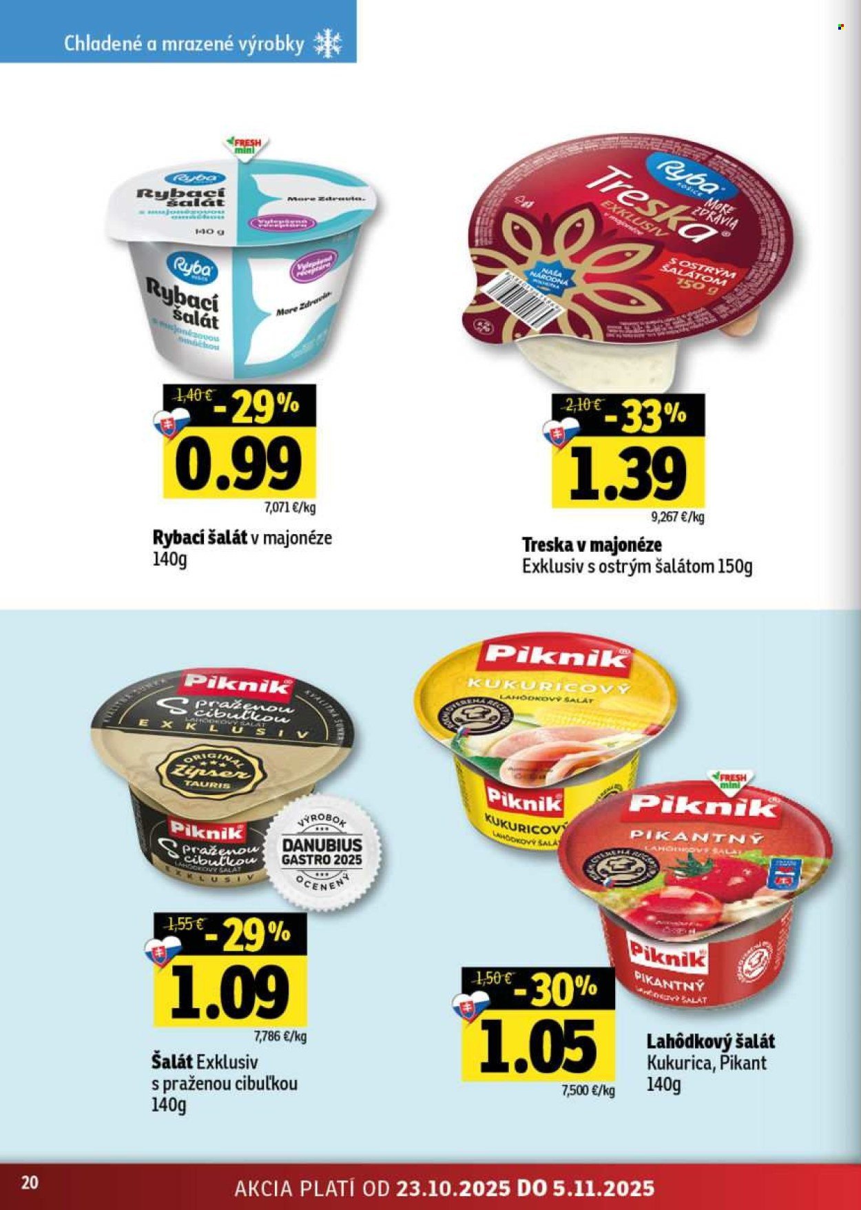 FRESH leták - Stredné a západné Slovensko (2025-10-23 - 2025-11-05) | 20