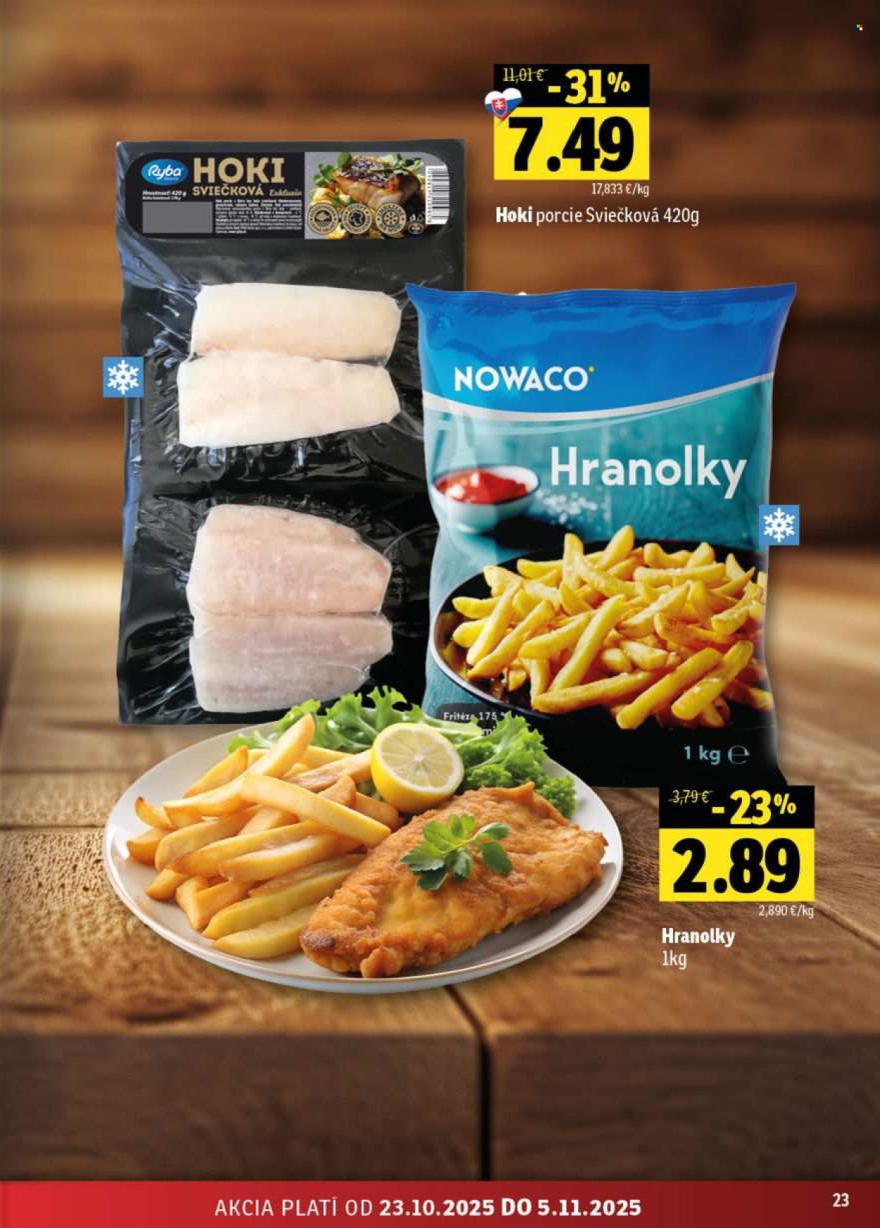 FRESH leták - Stredné a západné Slovensko (2025-10-23 - 2025-11-05) | 23