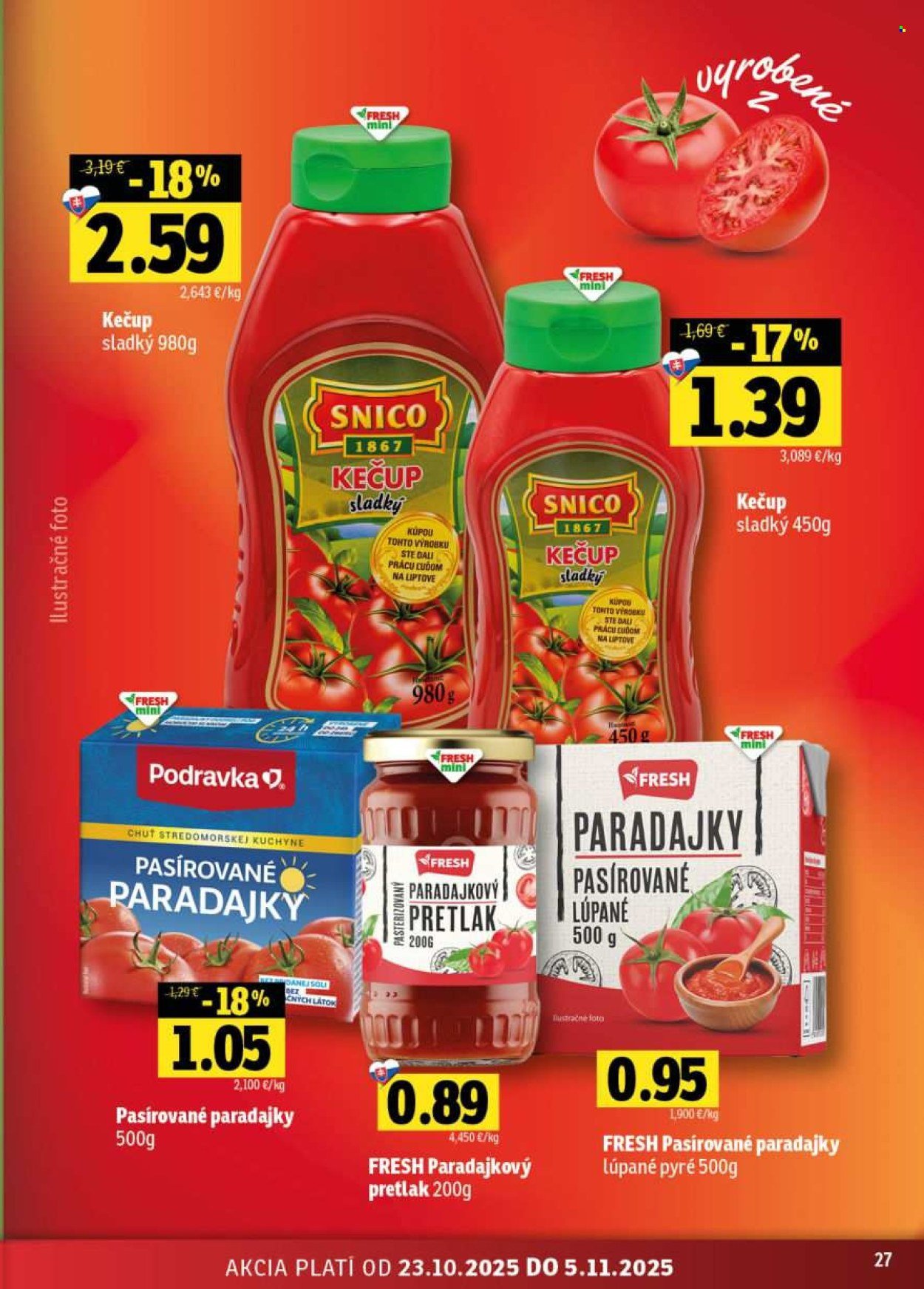 FRESH leták - Stredné a západné Slovensko (2025-10-23 - 2025-11-05) | 27