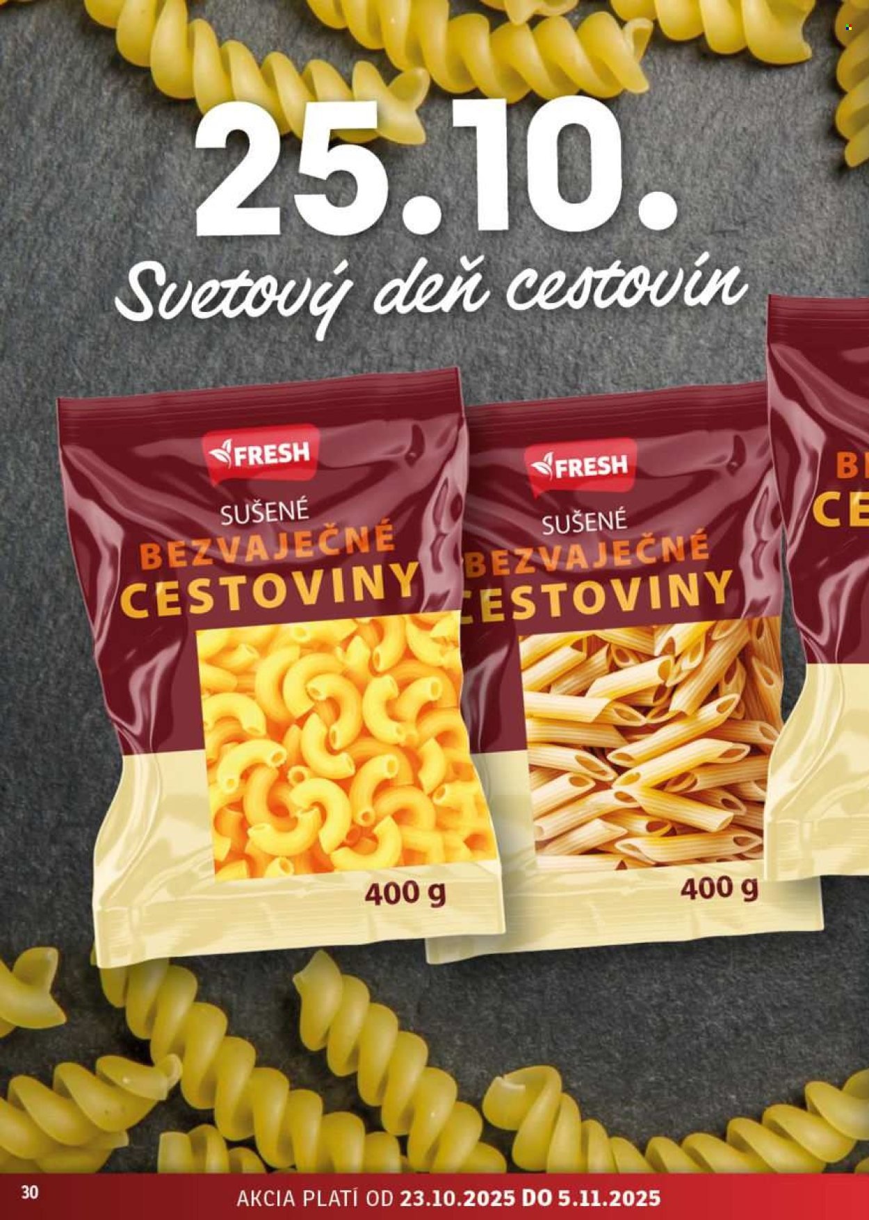 FRESH leták - Stredné a západné Slovensko (2025-10-23 - 2025-11-05) | 30