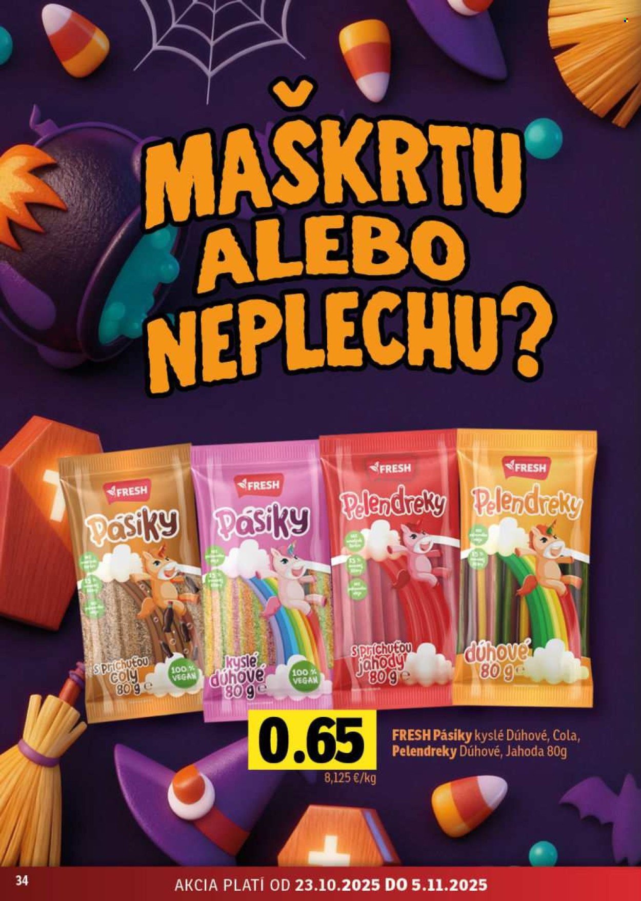 FRESH leták - Stredné a západné Slovensko (2025-10-23 - 2025-11-05) | 34