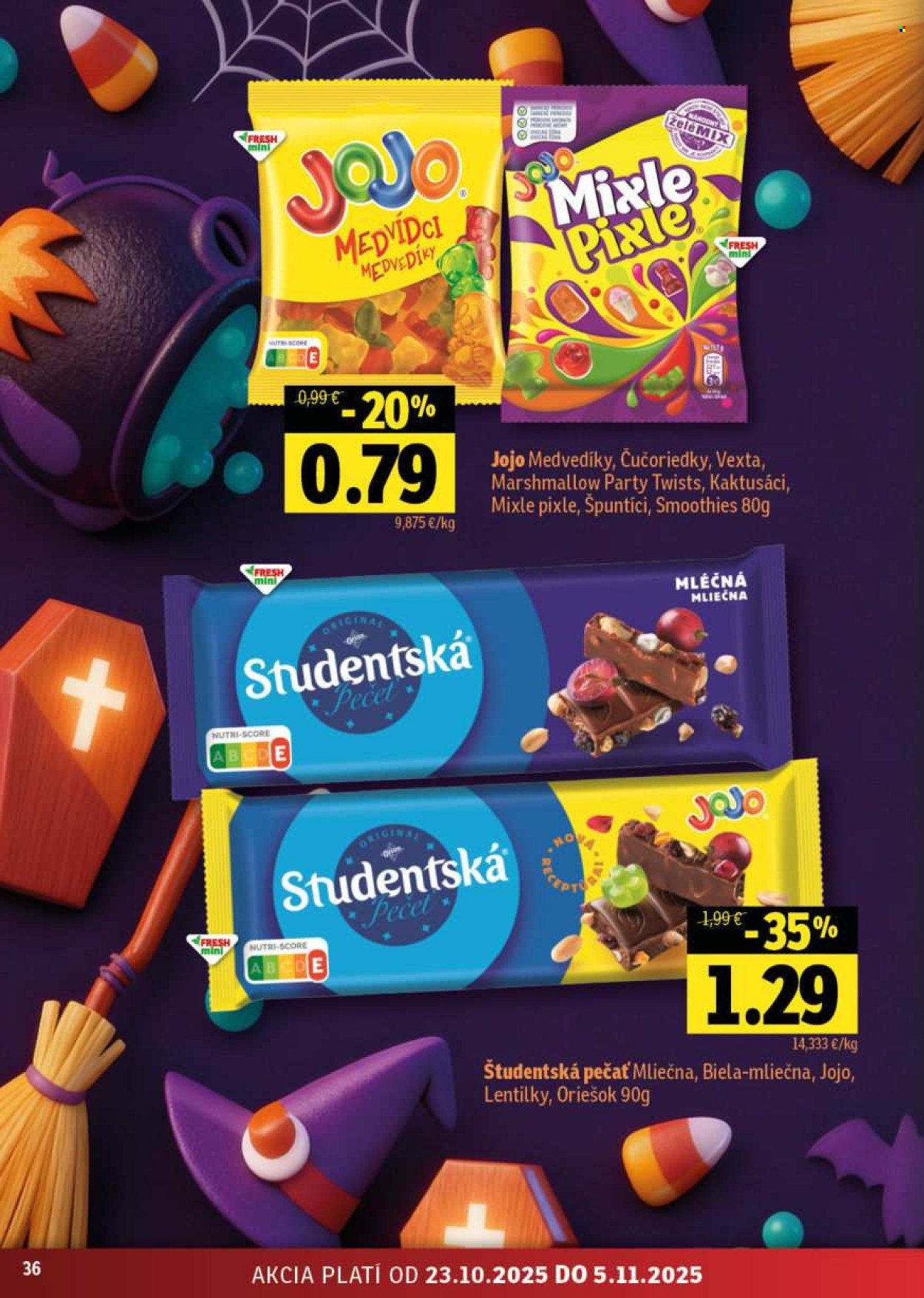 FRESH leták - Stredné a západné Slovensko (2025-10-23 - 2025-11-05) | 36