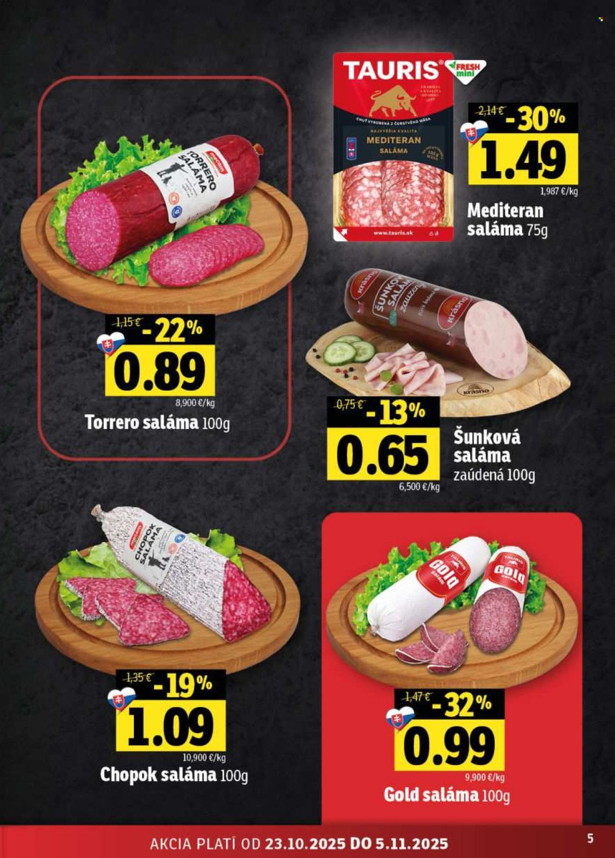 FRESH leták - Stredné a západné Slovensko (2025-10-23 - 2025-11-05) | 5