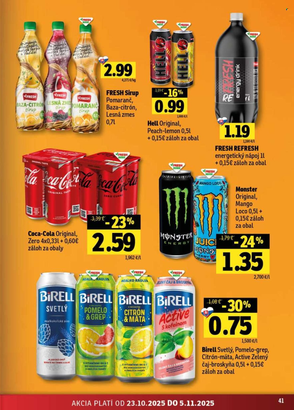 FRESH leták - Stredné a západné Slovensko (2025-10-23 - 2025-11-05) | 41