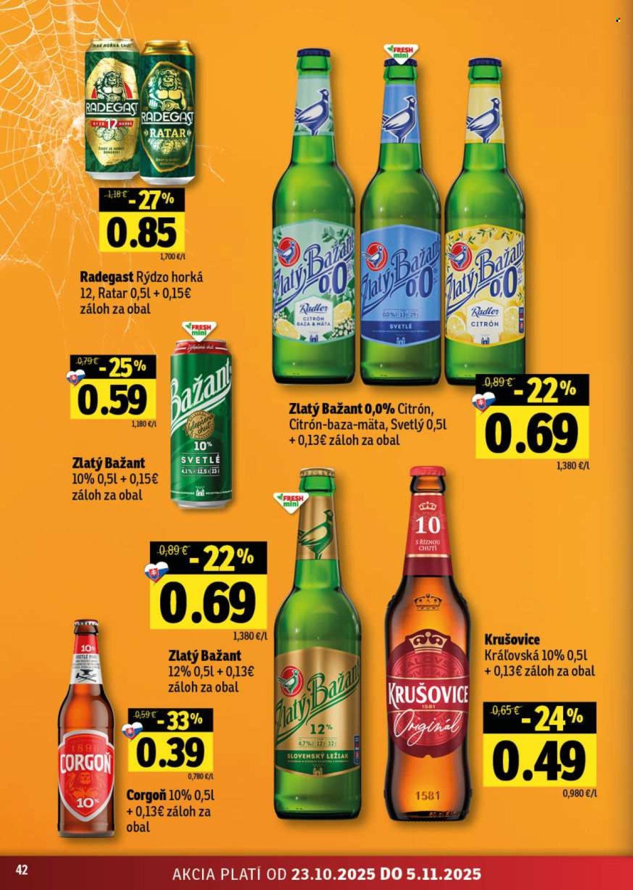 FRESH leták - Stredné a západné Slovensko (2025-10-23 - 2025-11-05) | 42