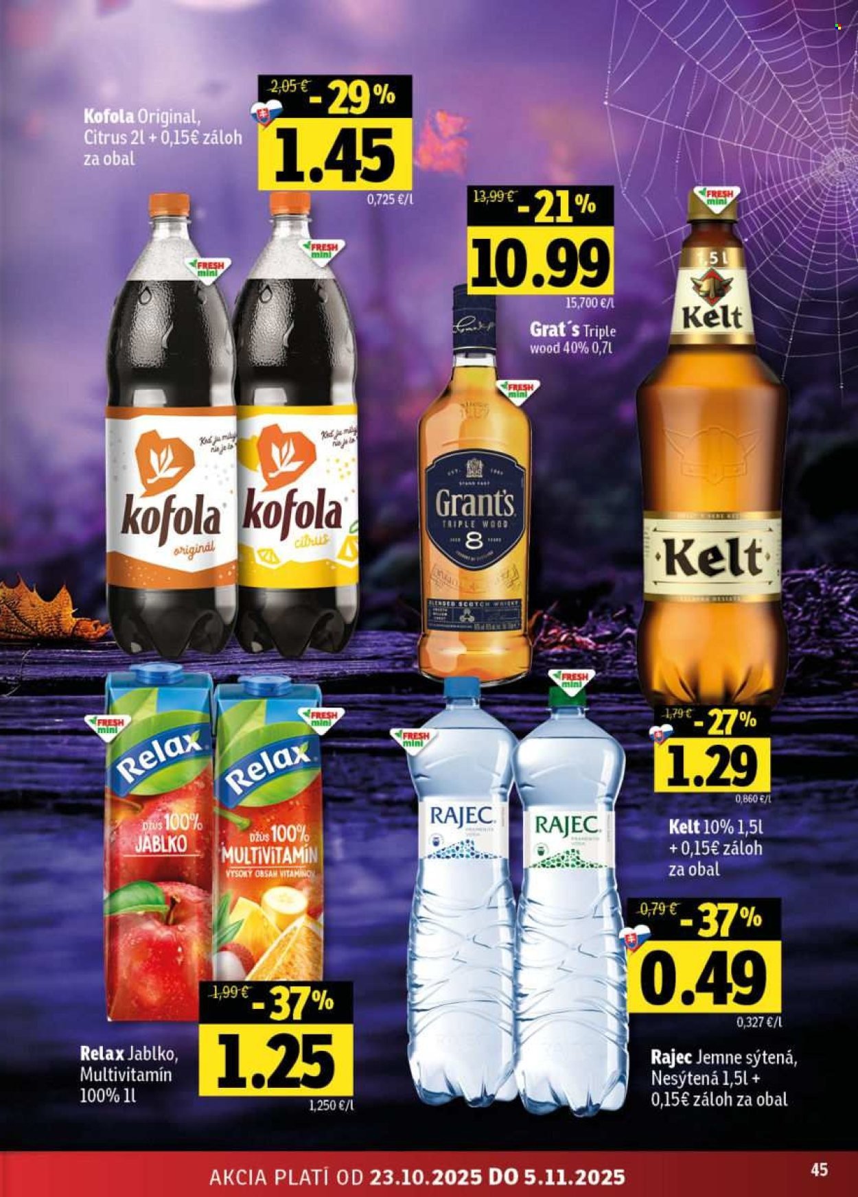 FRESH leták - Stredné a západné Slovensko (2025-10-23 - 2025-11-05) | 45