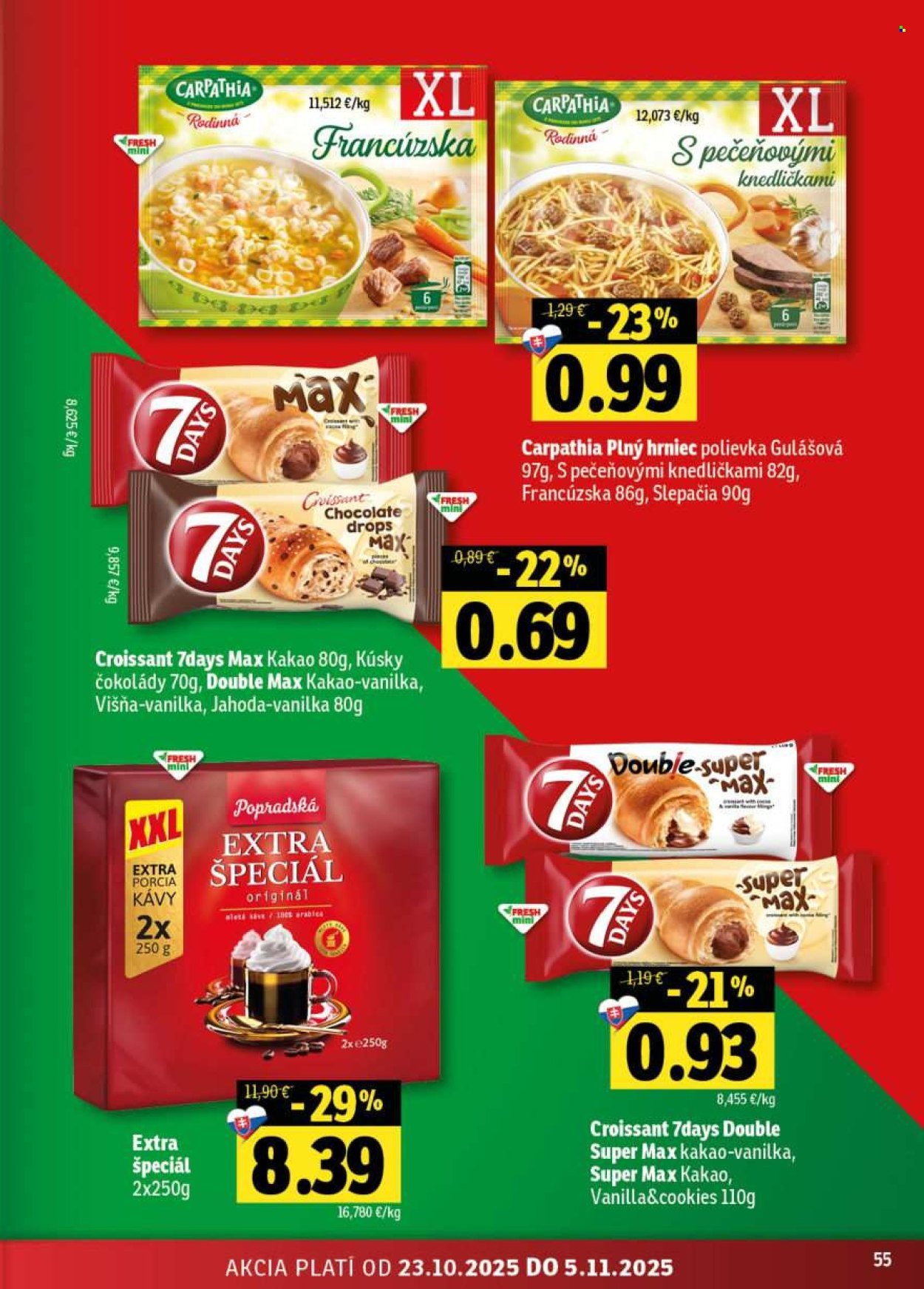 FRESH leták - Stredné a západné Slovensko (2025-10-23 - 2025-11-05) | 55