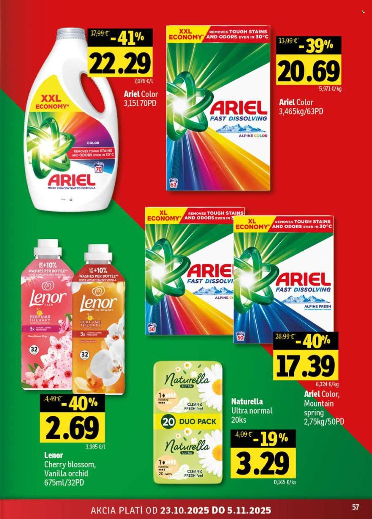 FRESH leták - Stredné a západné Slovensko (2025-10-23 - 2025-11-05) | 57