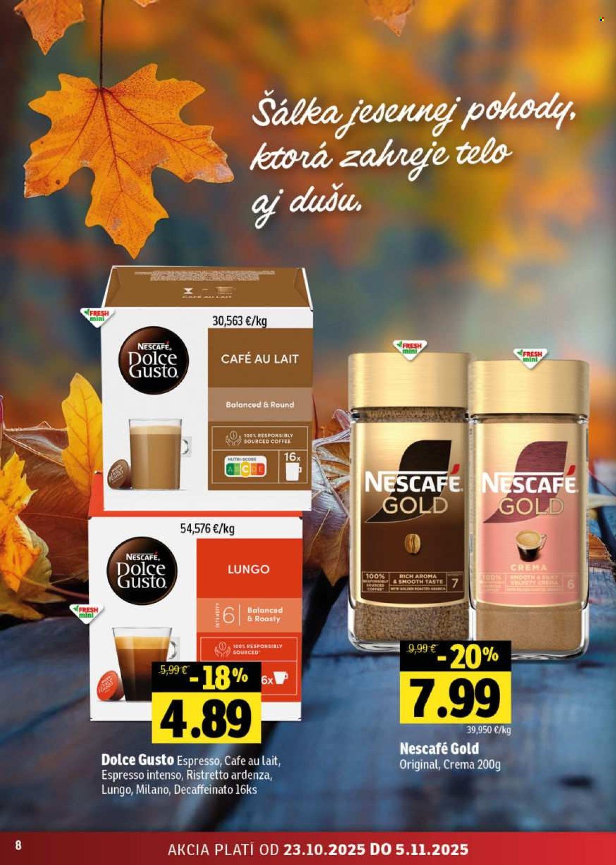 FRESH leták - Stredné a západné Slovensko (2025-10-23 - 2025-11-05) | 8