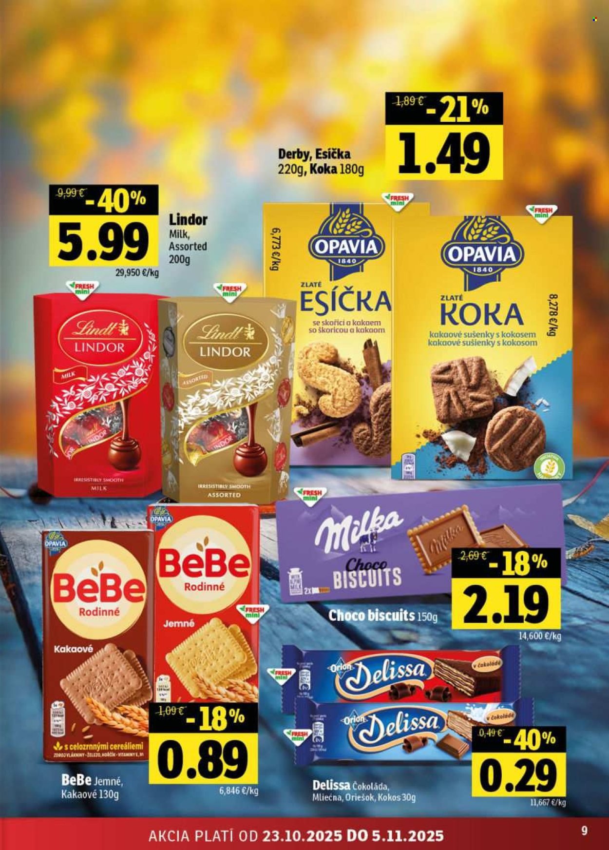 FRESH leták - Stredné a západné Slovensko (2025-10-23 - 2025-11-05) | 9