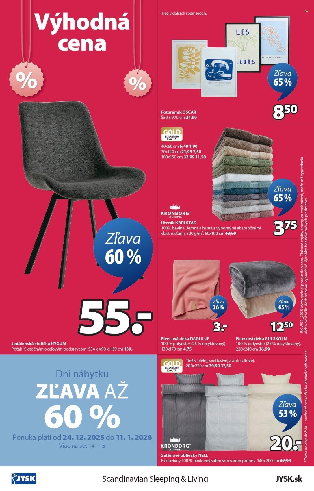 JYSK leták - Od stredy 24.12.2025 (2025-12-24 - 2026-02-03) | 17