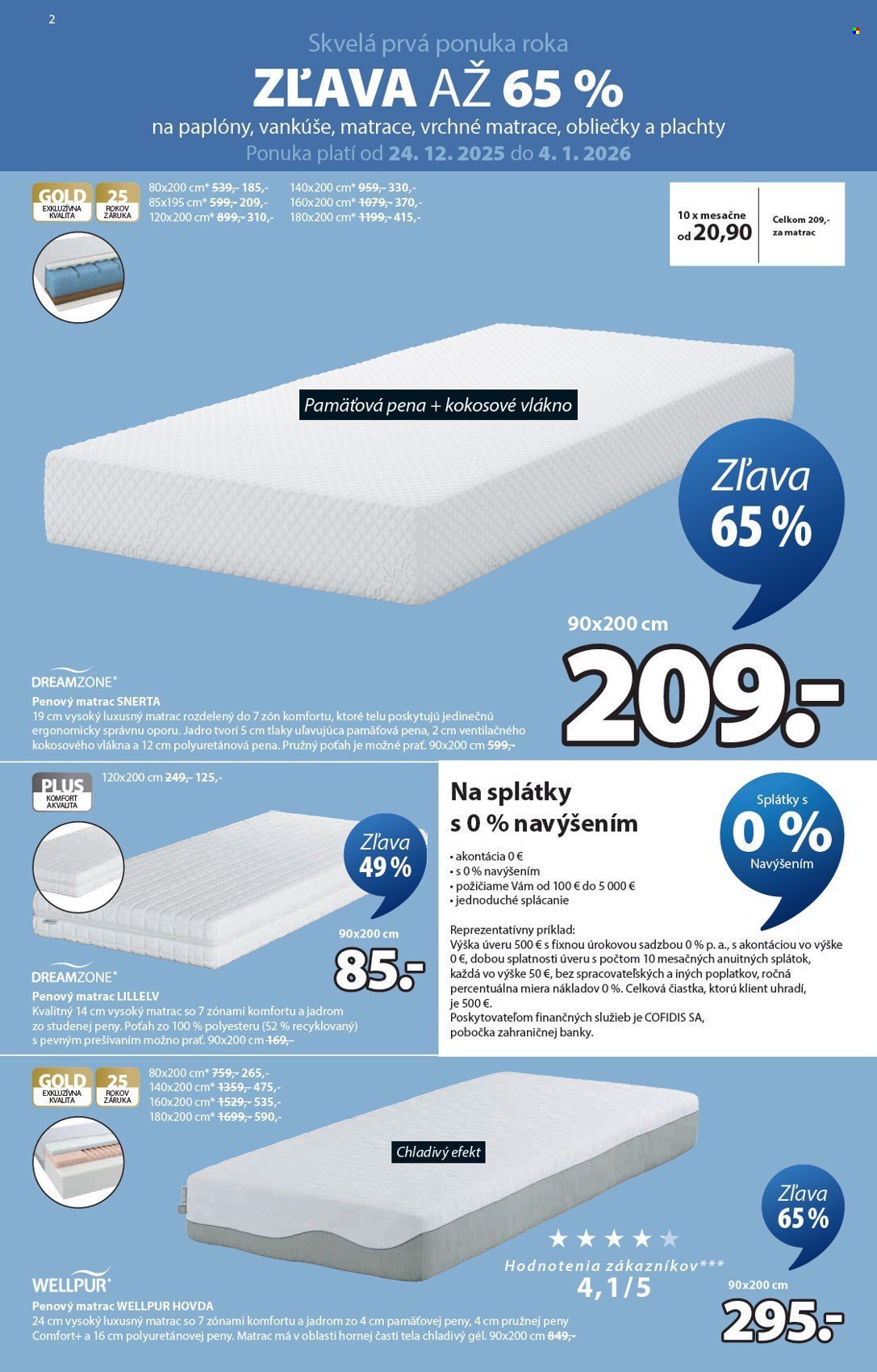 JYSK leták - Od stredy 24.12.2025 (2025-12-24 - 2026-02-03) | 3