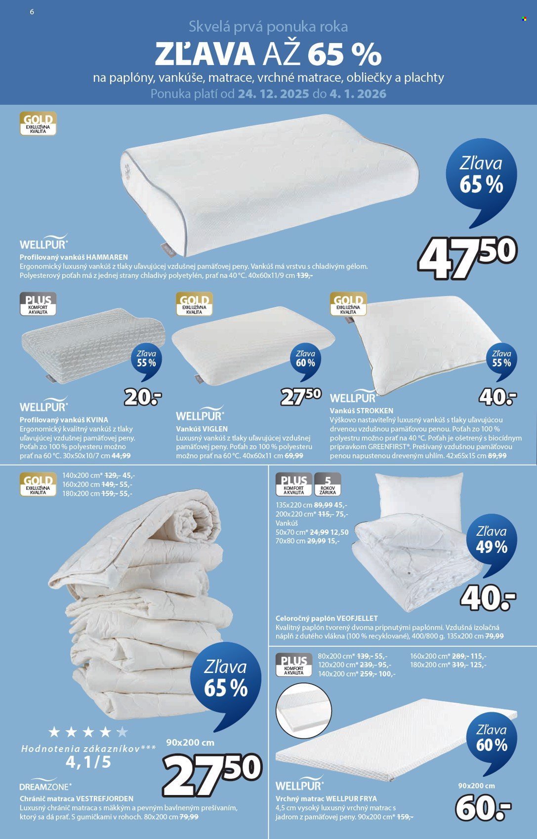 JYSK leták - Od stredy 24.12.2025 (2025-12-24 - 2026-02-03) | 7