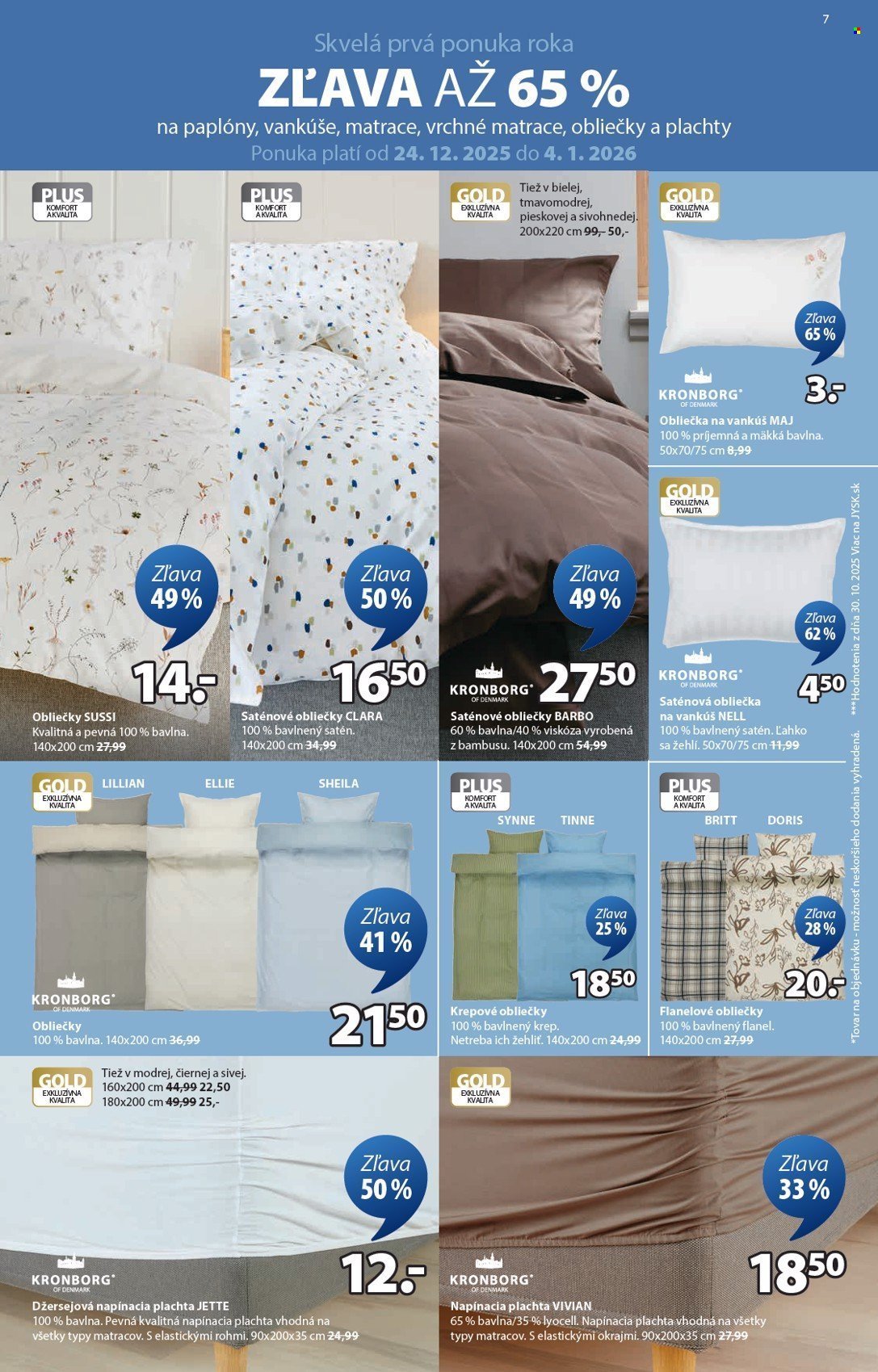 JYSK leták - Od stredy 24.12.2025 (2025-12-24 - 2026-02-03) | 8