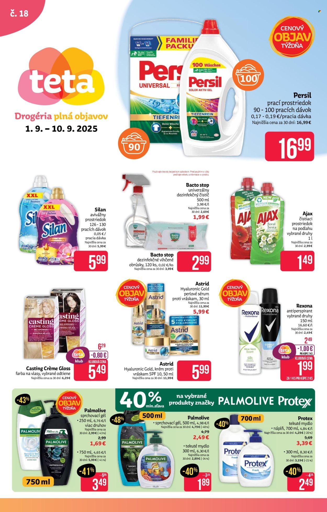 TETA DROGERIE leták - Od pondelka 1.9.2025 (2025-09-01 - 2025-09-10) | 1