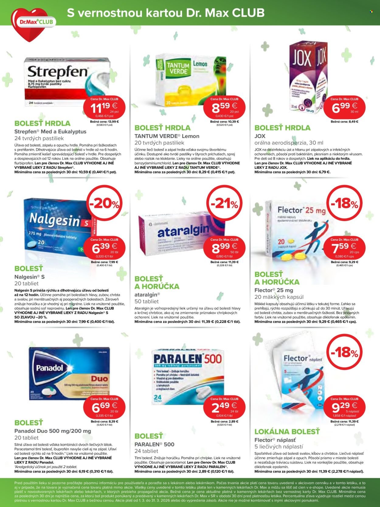 DR. MAX leták - Od nedele 1.3.2026 (2026-03-01 - 2026-03-31) | 2