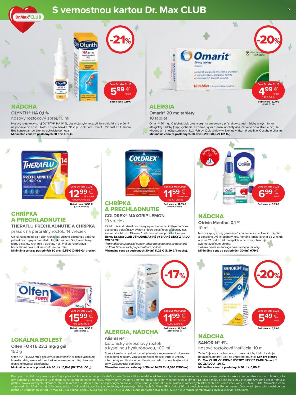 DR. MAX leták - Od nedele 1.3.2026 (2026-03-01 - 2026-03-31) | 3