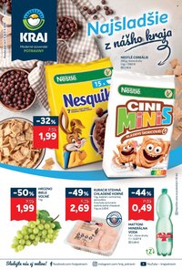 KRAJ leták - Od štvrtka 3.9.2026