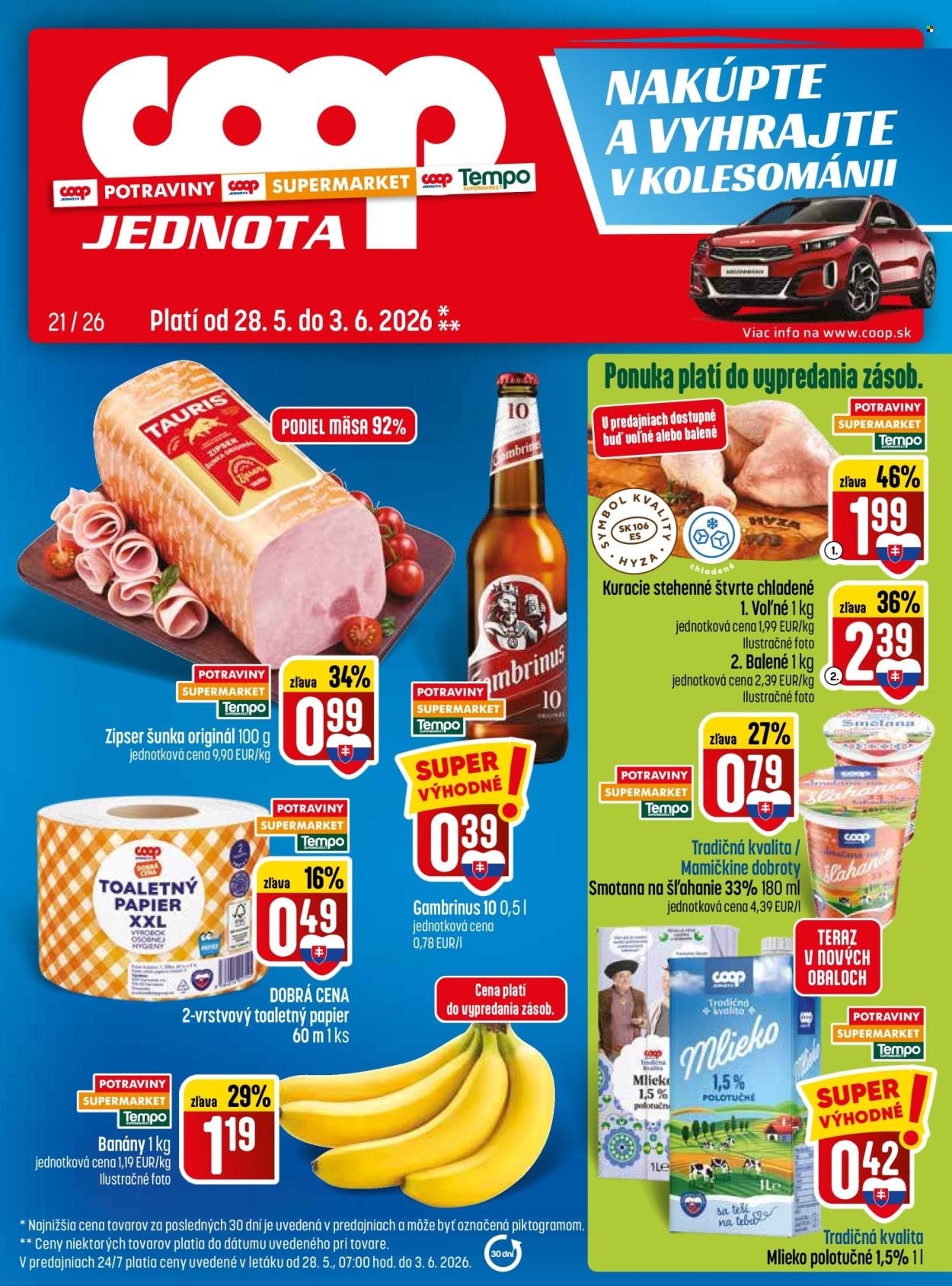 COOP JEDNOTA leták - Od štvrtka 28.5.2026