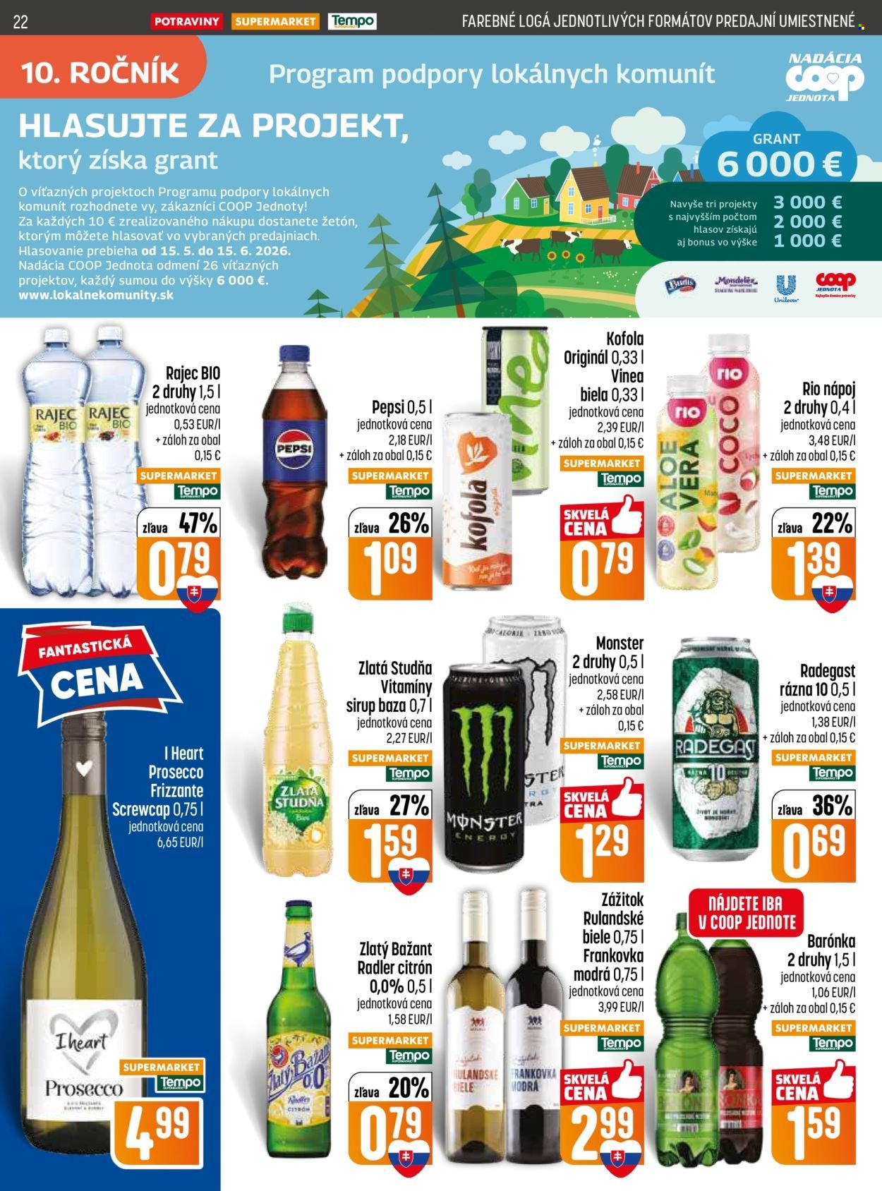 COOP JEDNOTA leták - Od štvrtka 28.5.2026
