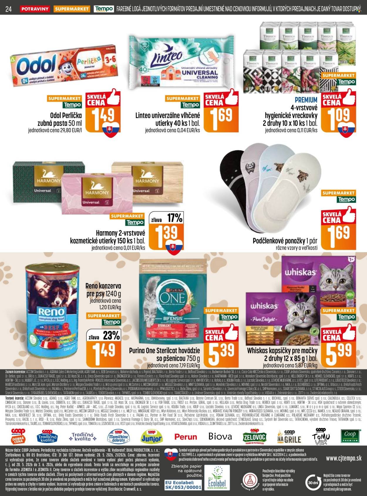 COOP JEDNOTA leták - Od štvrtka 28.5.2026