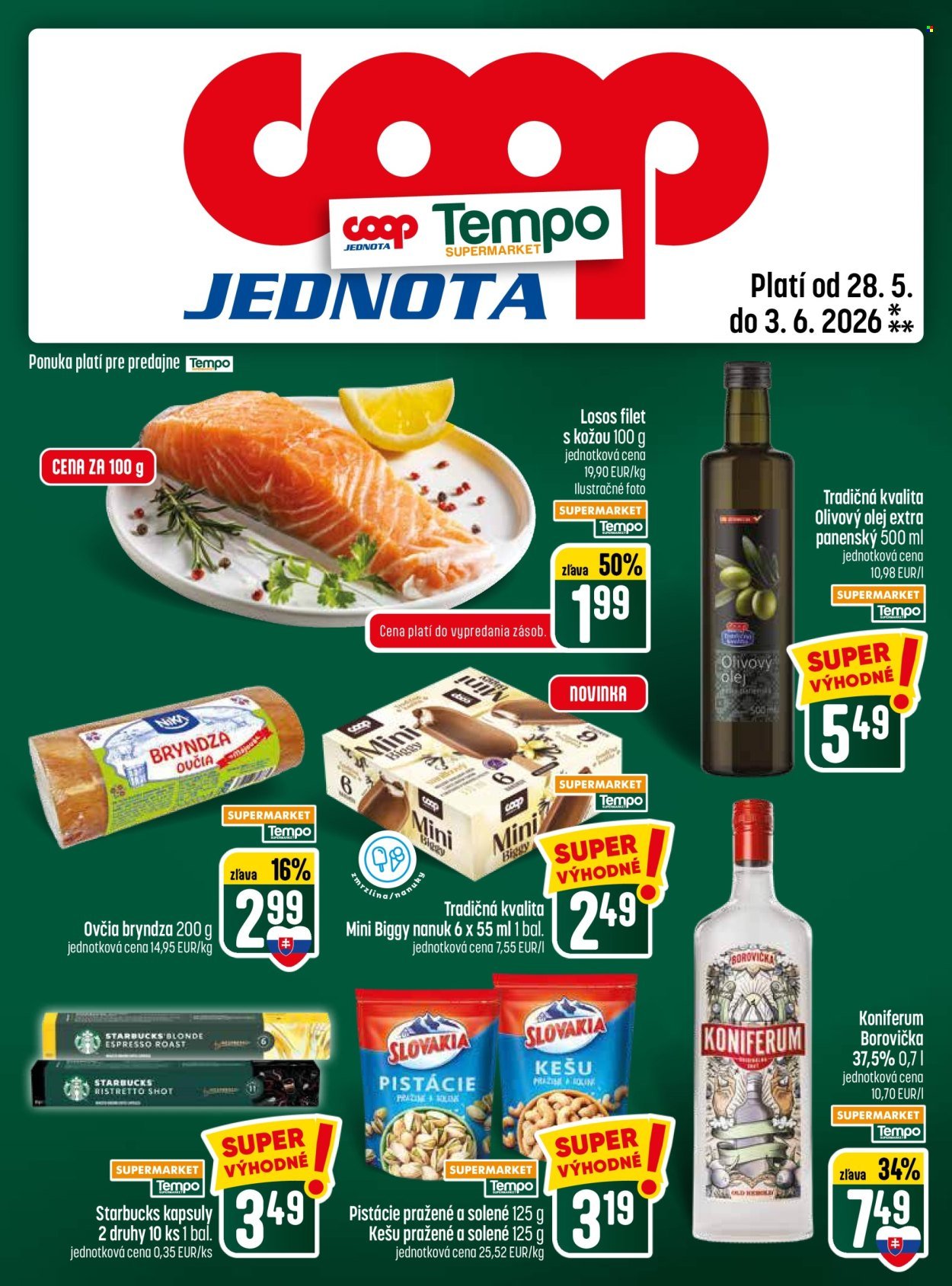 COOP JEDNOTA leták - Od štvrtka 28.5.2026