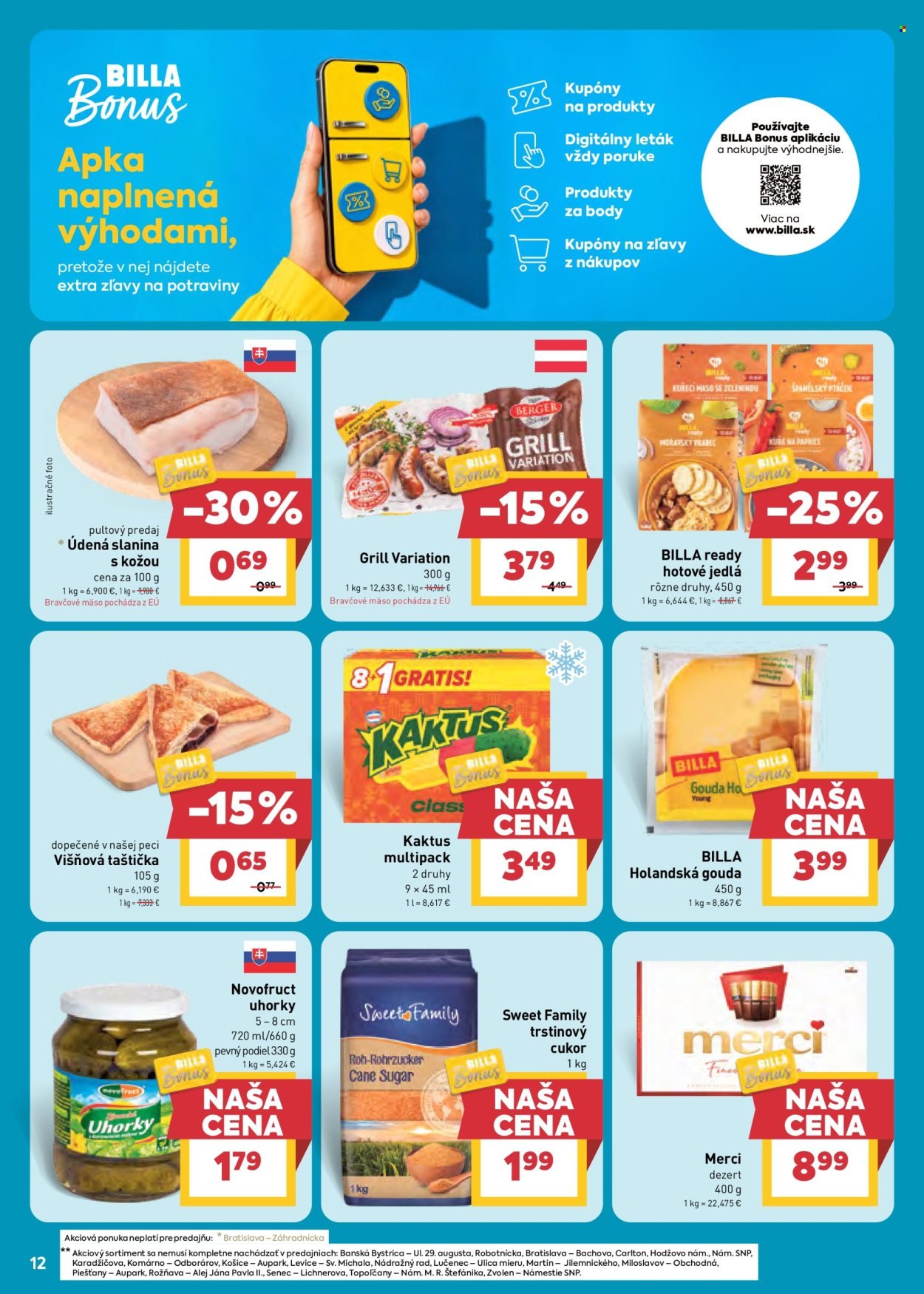 BILLA leták - Od stredy 5.8.2026