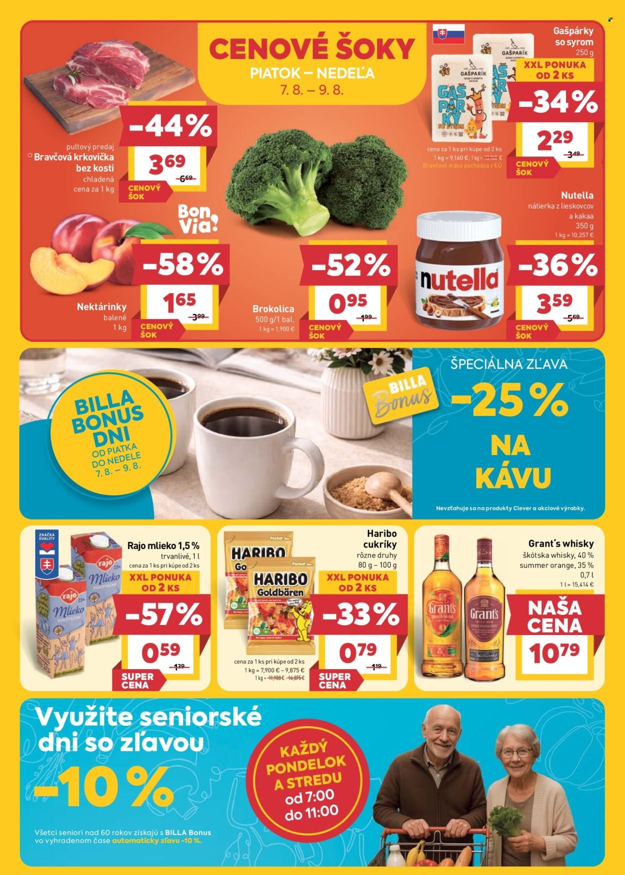 BILLA leták - Od stredy 5.8.2026