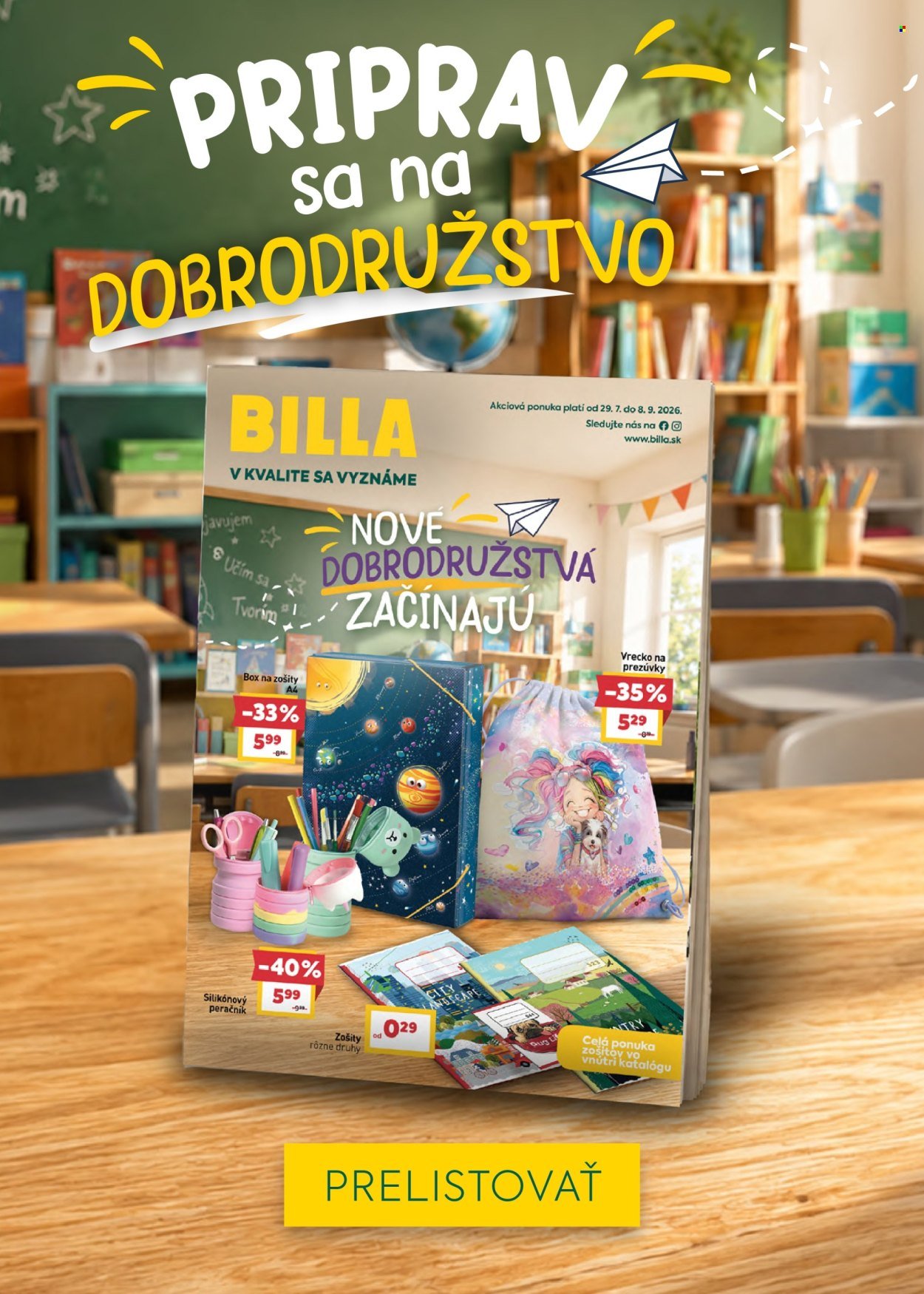 BILLA leták - Od stredy 5.8.2026