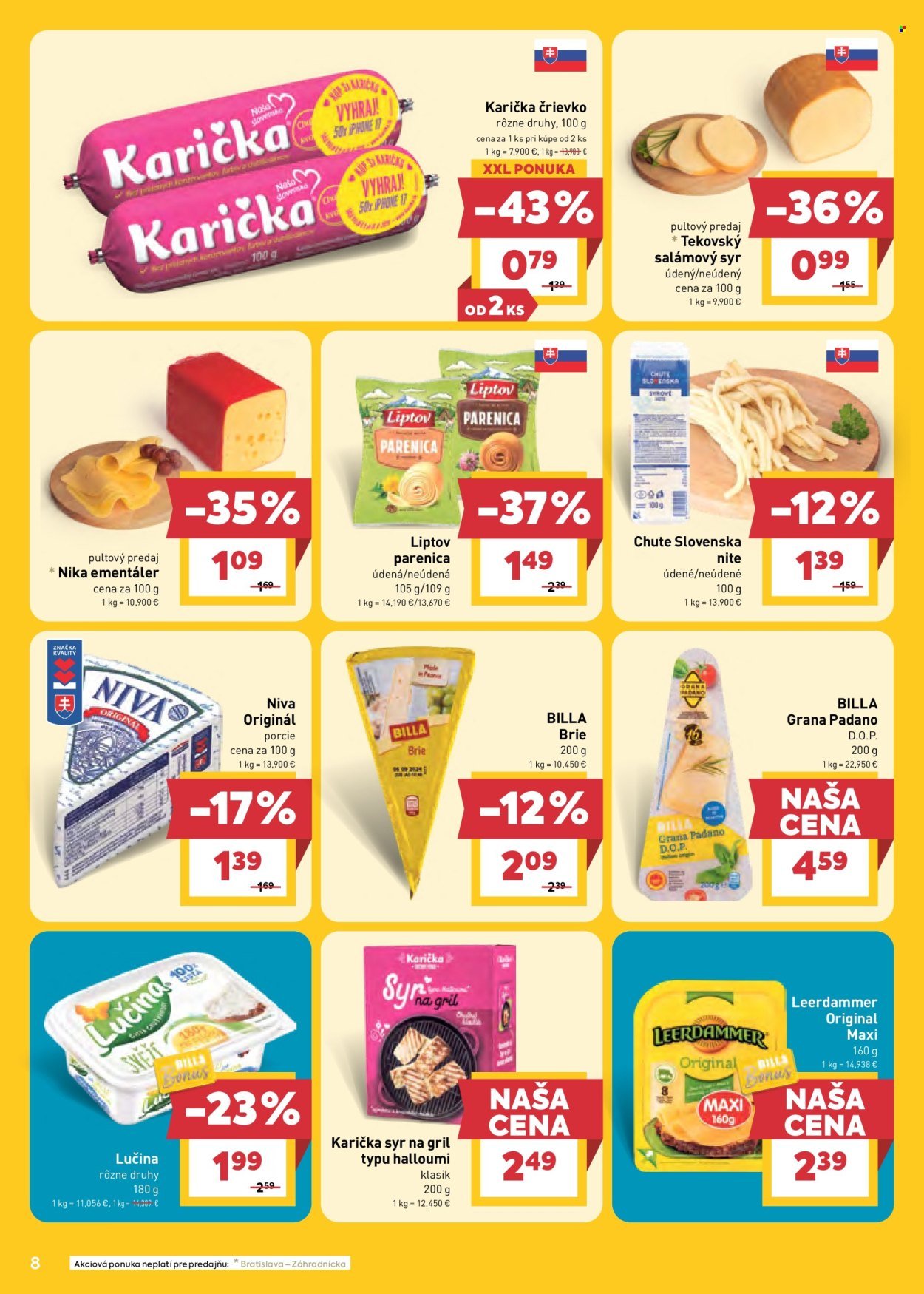 BILLA leták - Od stredy 5.8.2026