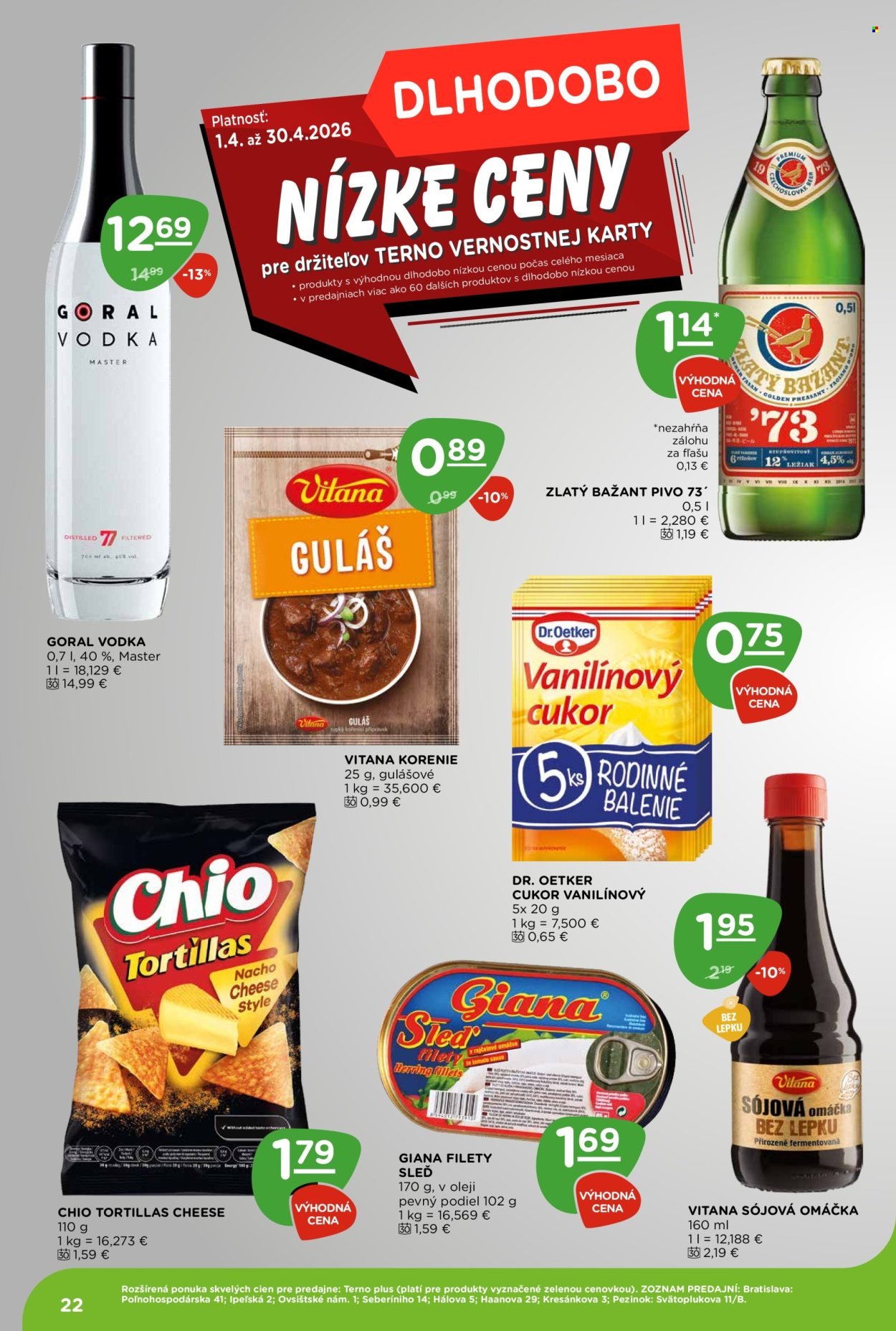 TERNO leták - Od štvrtka 16.4.2026 (2026-04-16 - 2026-04-22) | 22