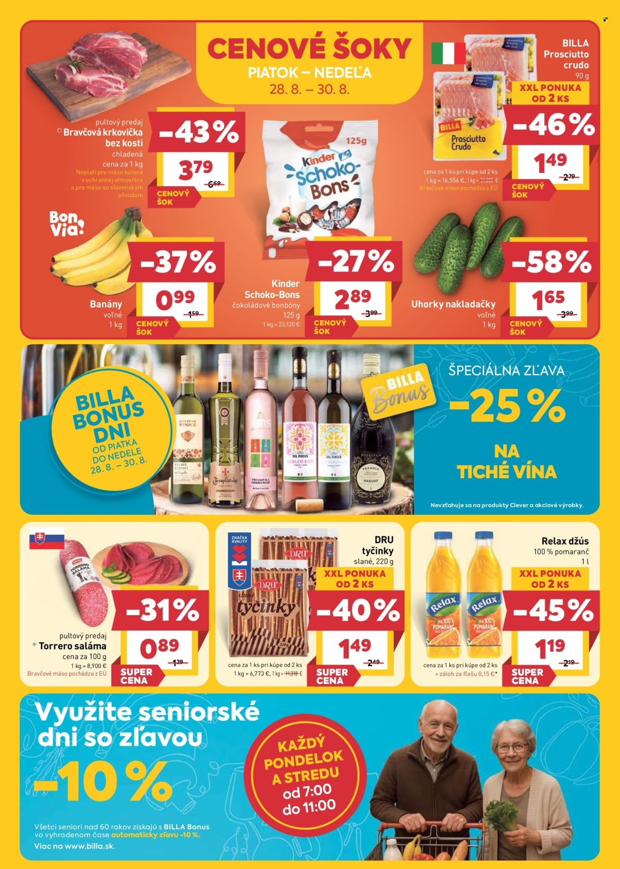 BILLA leták - Od stredy 26.8.2026