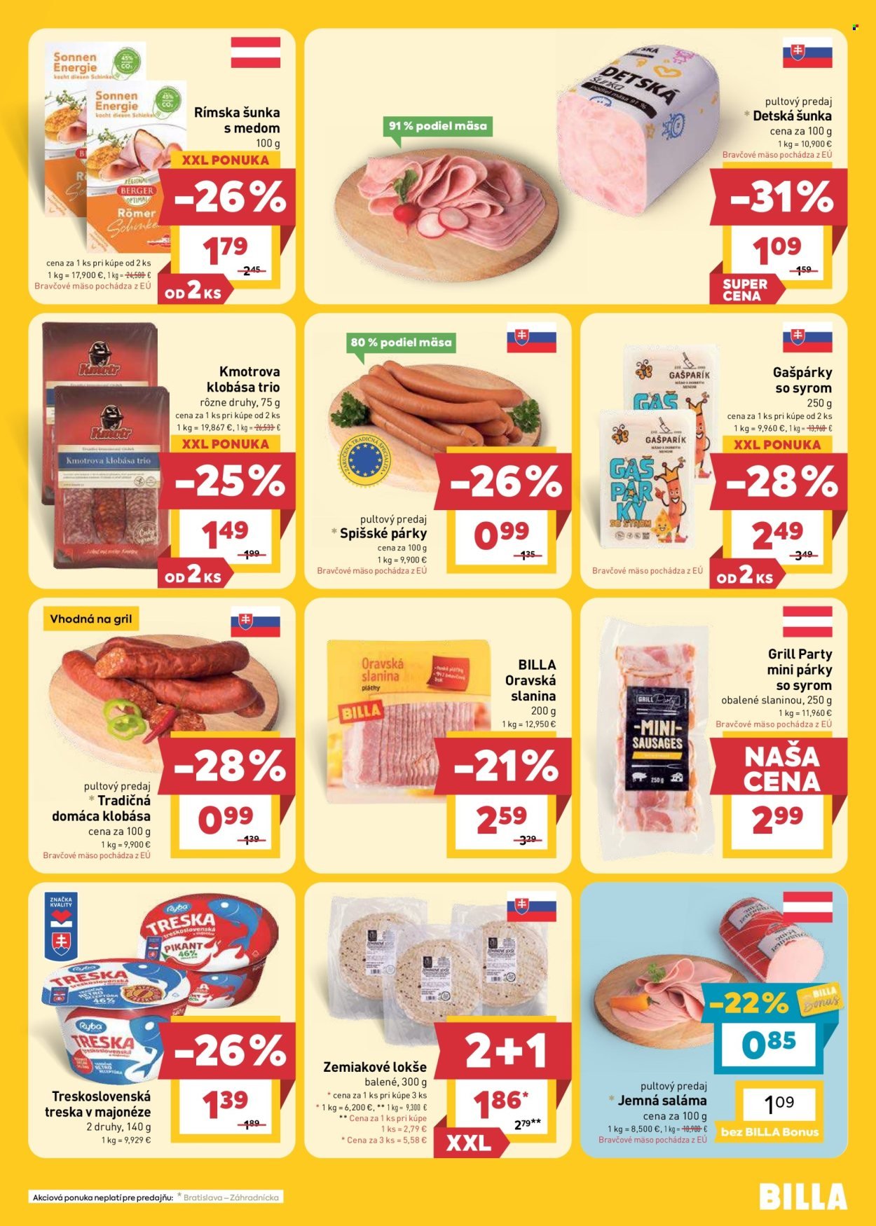 BILLA leták - Od stredy 26.8.2026