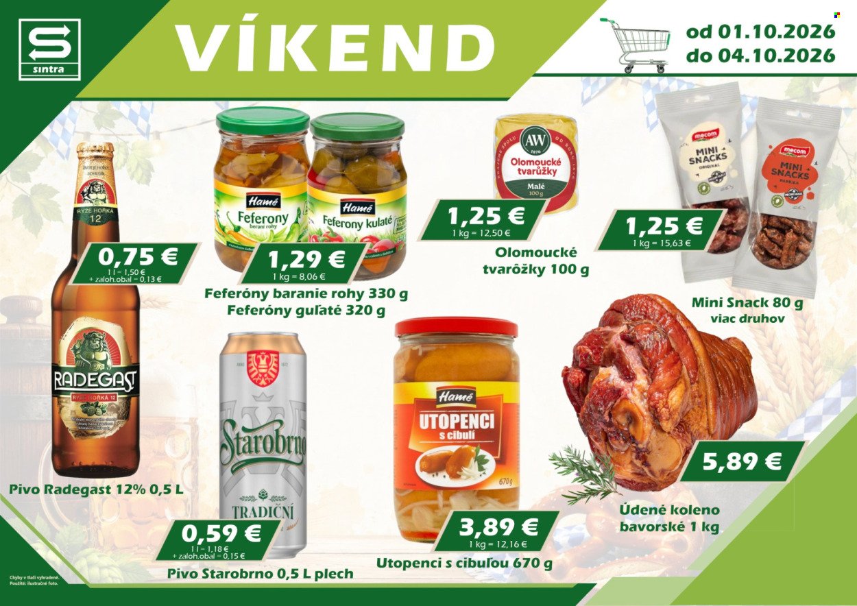 SINTRA leták - Od štvrtka 1.10.2026