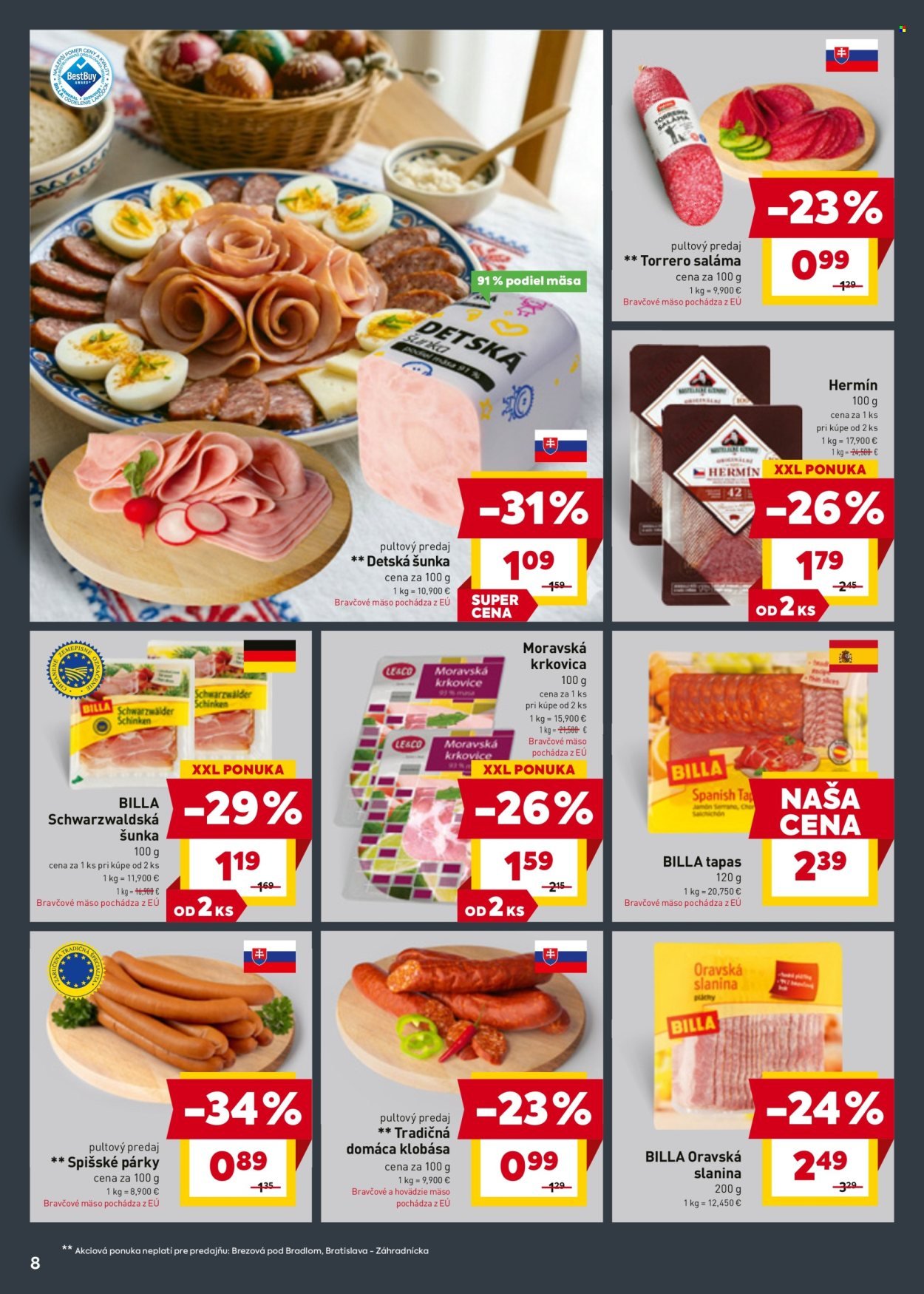 BILLA leták - Od pondelka 30.3.2026 (2026-03-30 - 2026-04-06) | 12