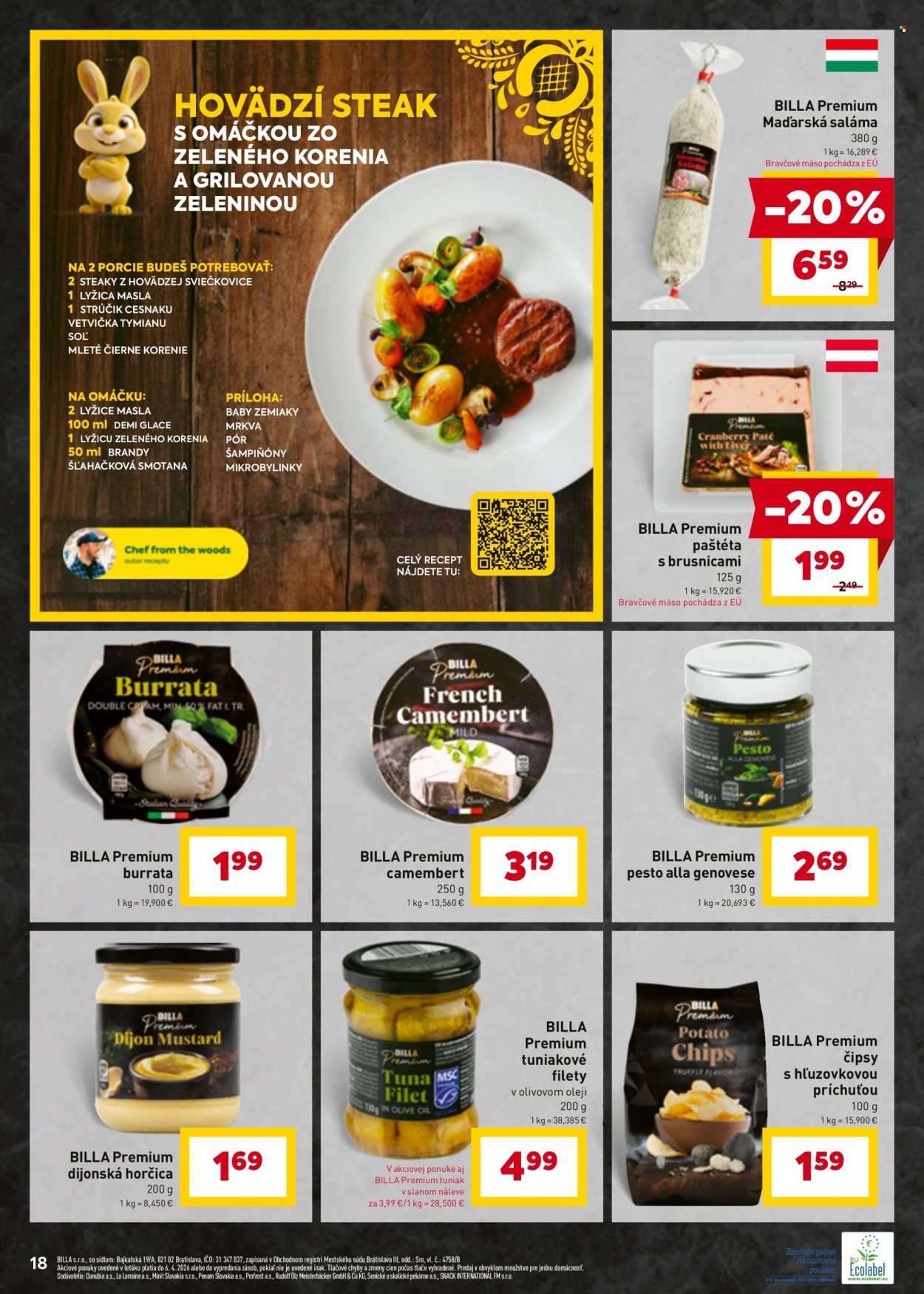 BILLA leták - Od pondelka 30.3.2026 (2026-03-30 - 2026-04-06) | 22