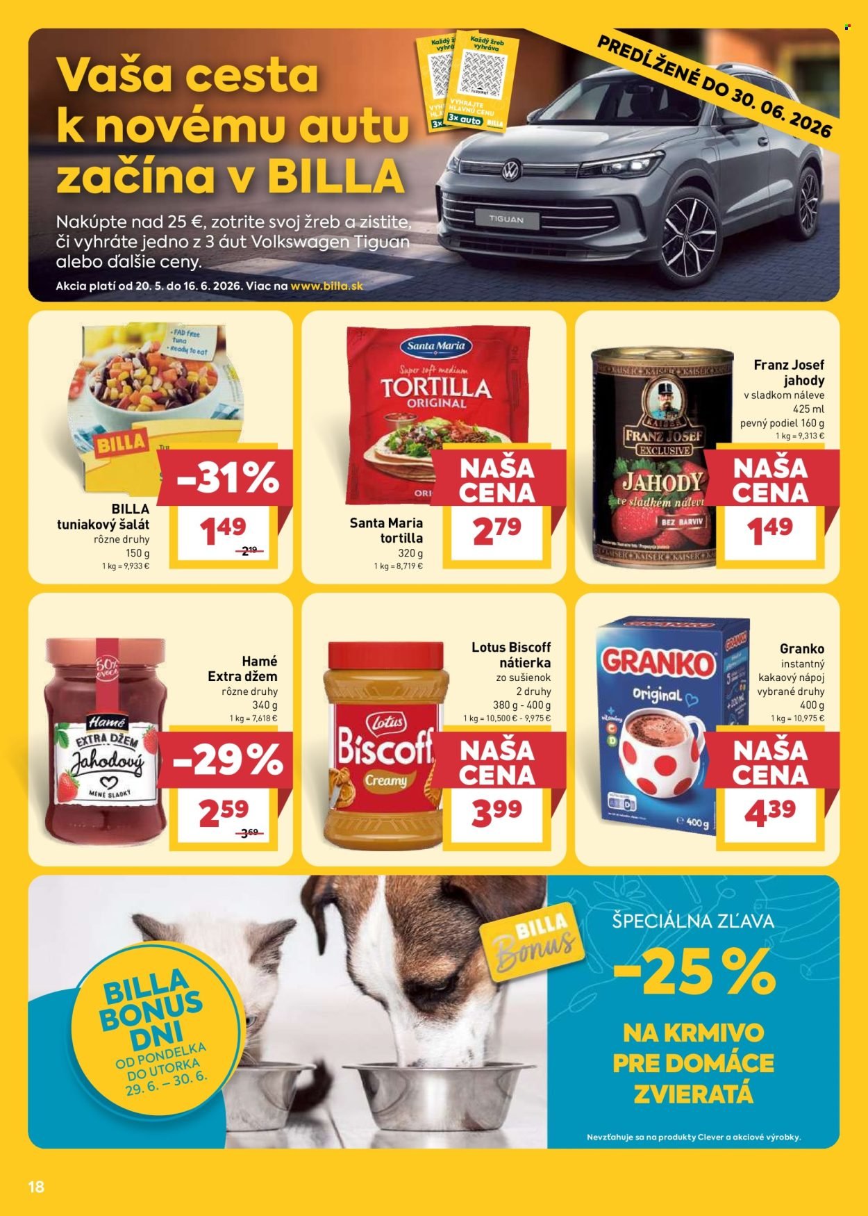 BILLA leták - Od stredy 24.6.2026