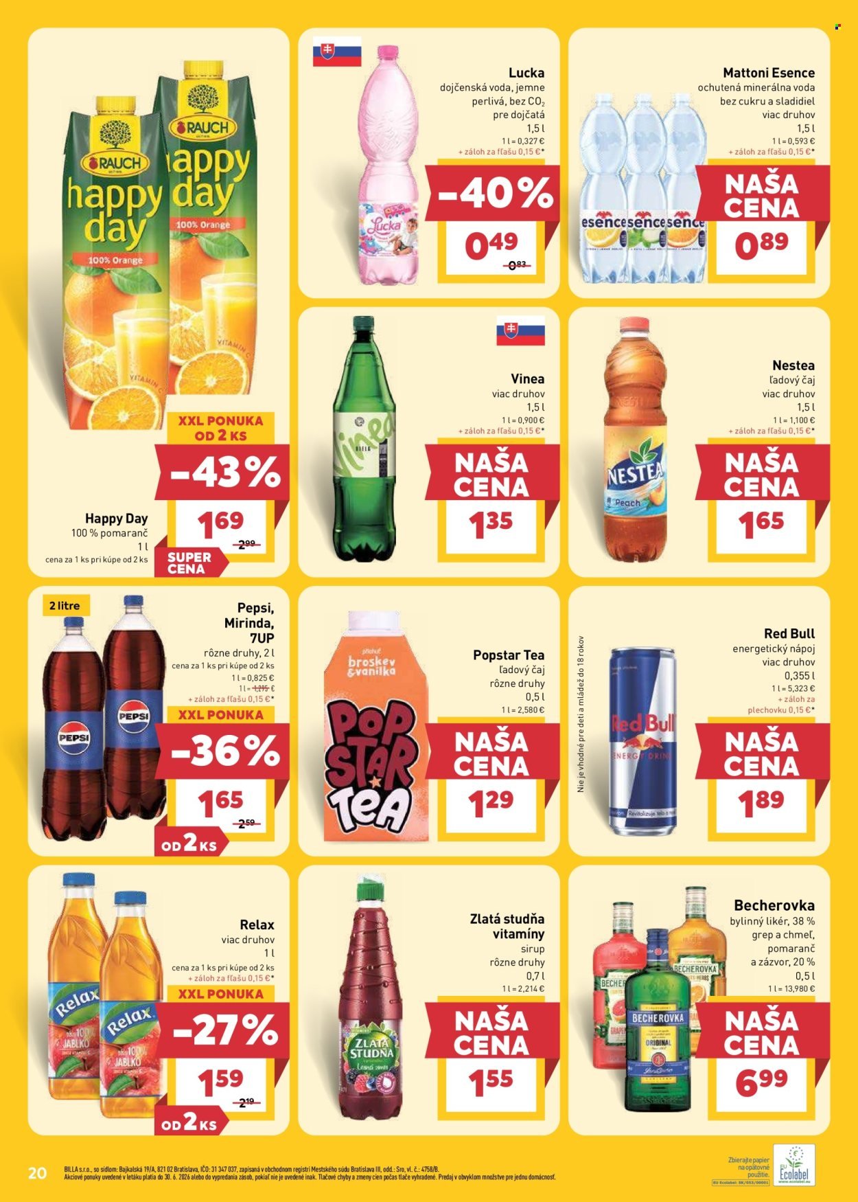 BILLA leták - Od stredy 24.6.2026