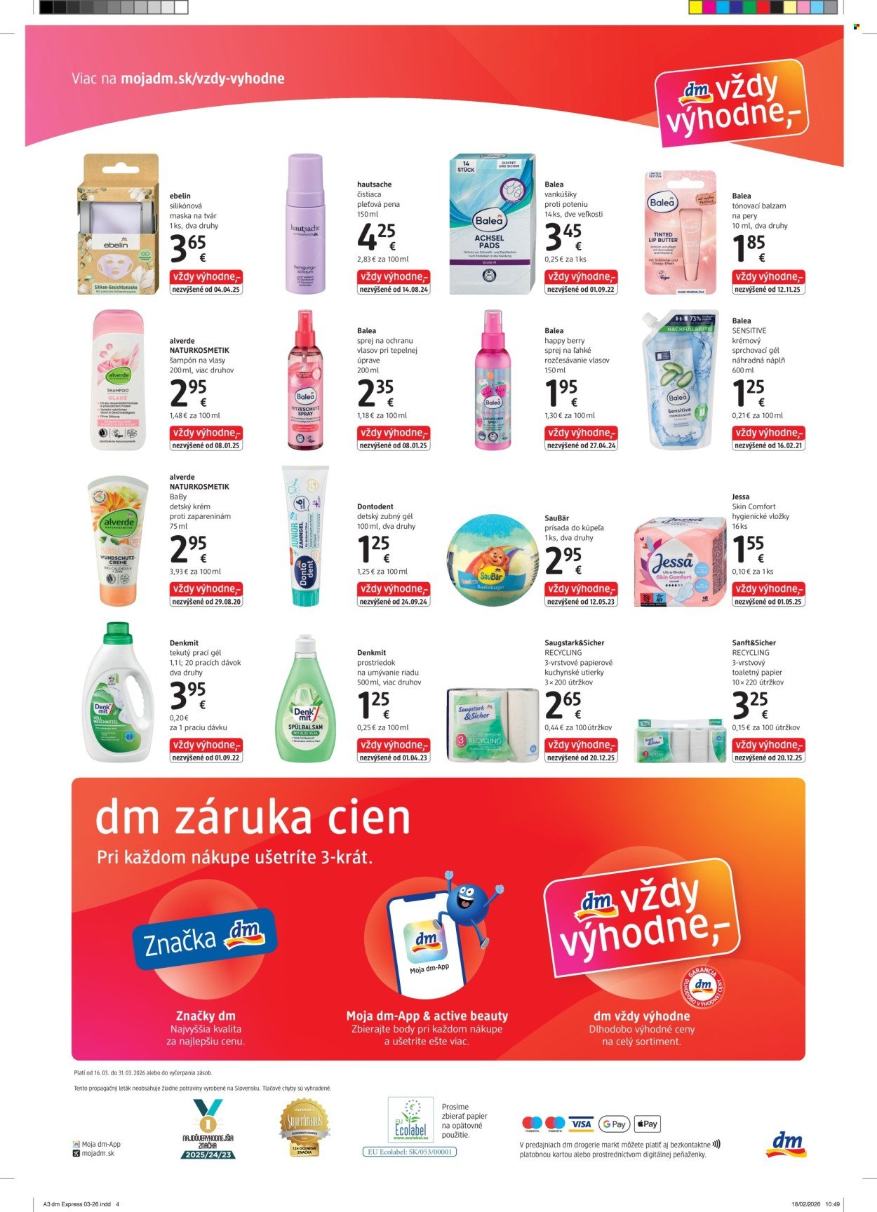 DM DROGERIE leták - Journal Express marci 2026 (2026-03-16 - 2026-03-31) | 4
