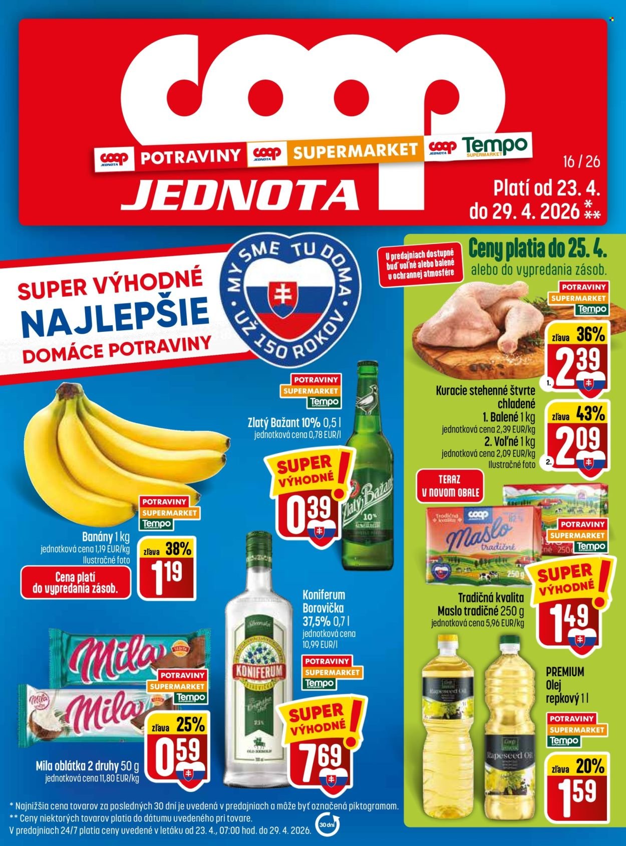 COOP JEDNOTA leták - Od štvrtka 23.4.2026 (2026-04-23 - 2026-04-29) | 1