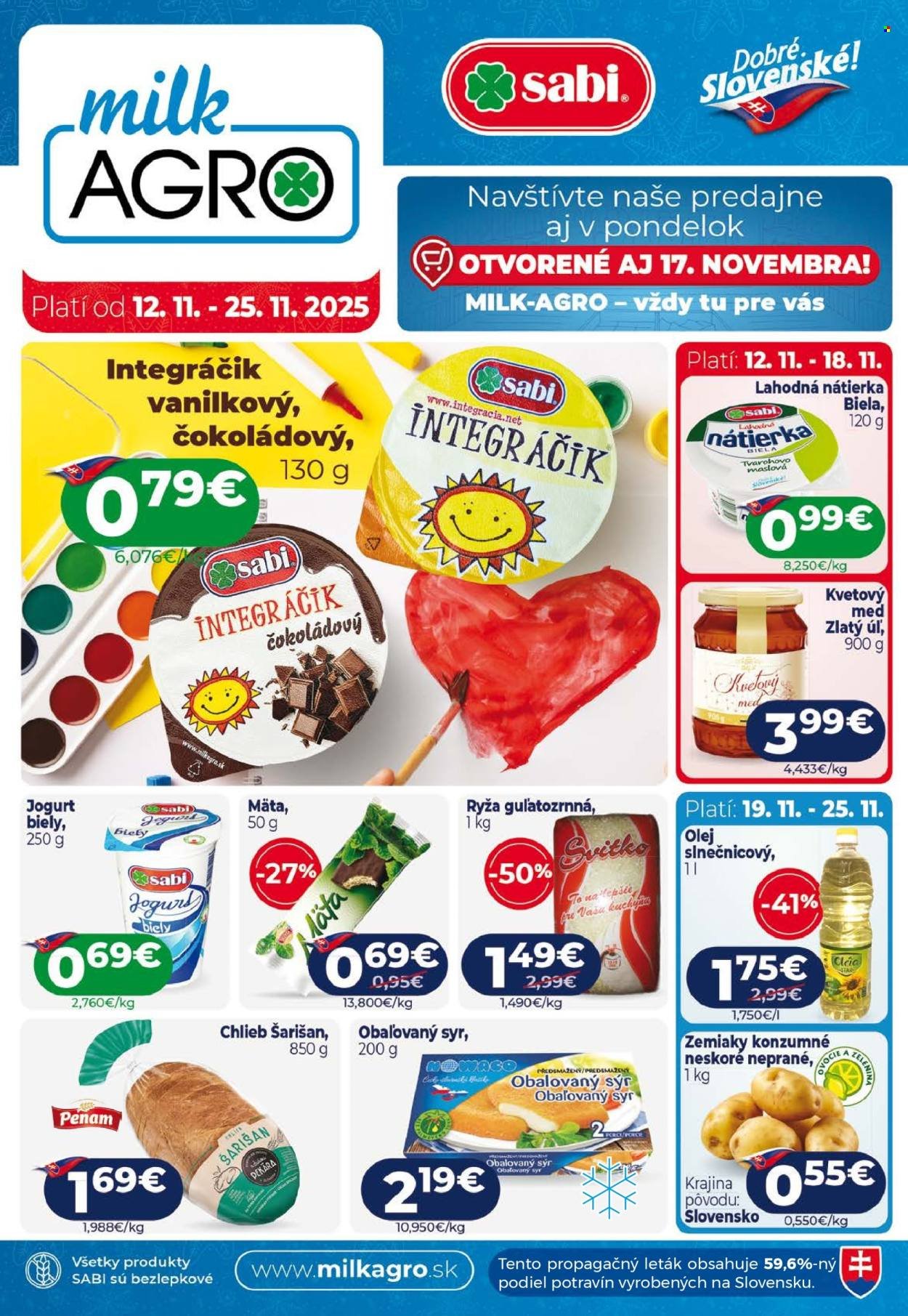 MILK AGRO leták - Aktuálny leták (2025-11-12 - 2025-11-25) | 1