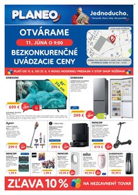 PLANEO ELEKTRO leták - Od štvrtka 11.6.2026