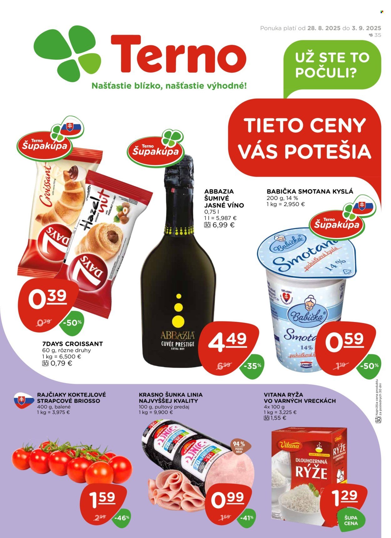TERNO leták - Od štvrtka 28.8.2025 (2025-08-28 - 2025-09-03) | 1