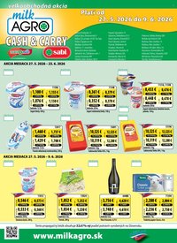 MILK AGRO leták - Cash & Carry (2026-05-27 - 2026-06-09)