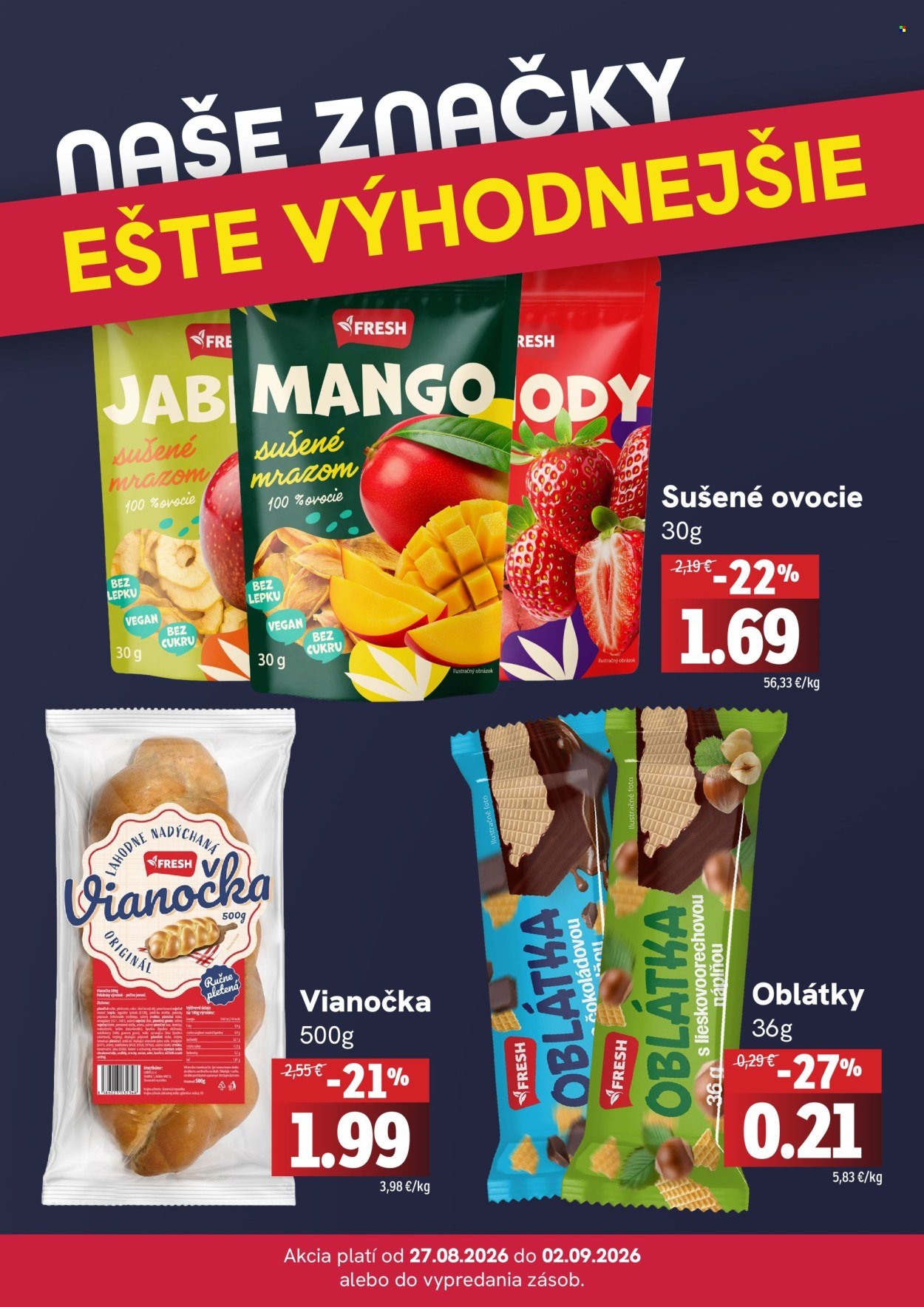 FRESH leták - Týždenná akcia