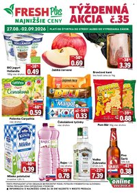 FRESH leták - Týždenná akcia