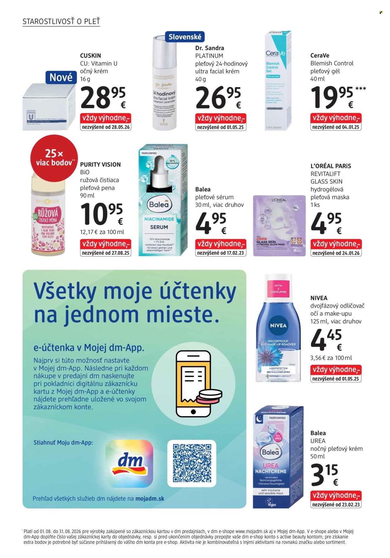 DM DROGERIE leták - Journal auguste 2026
