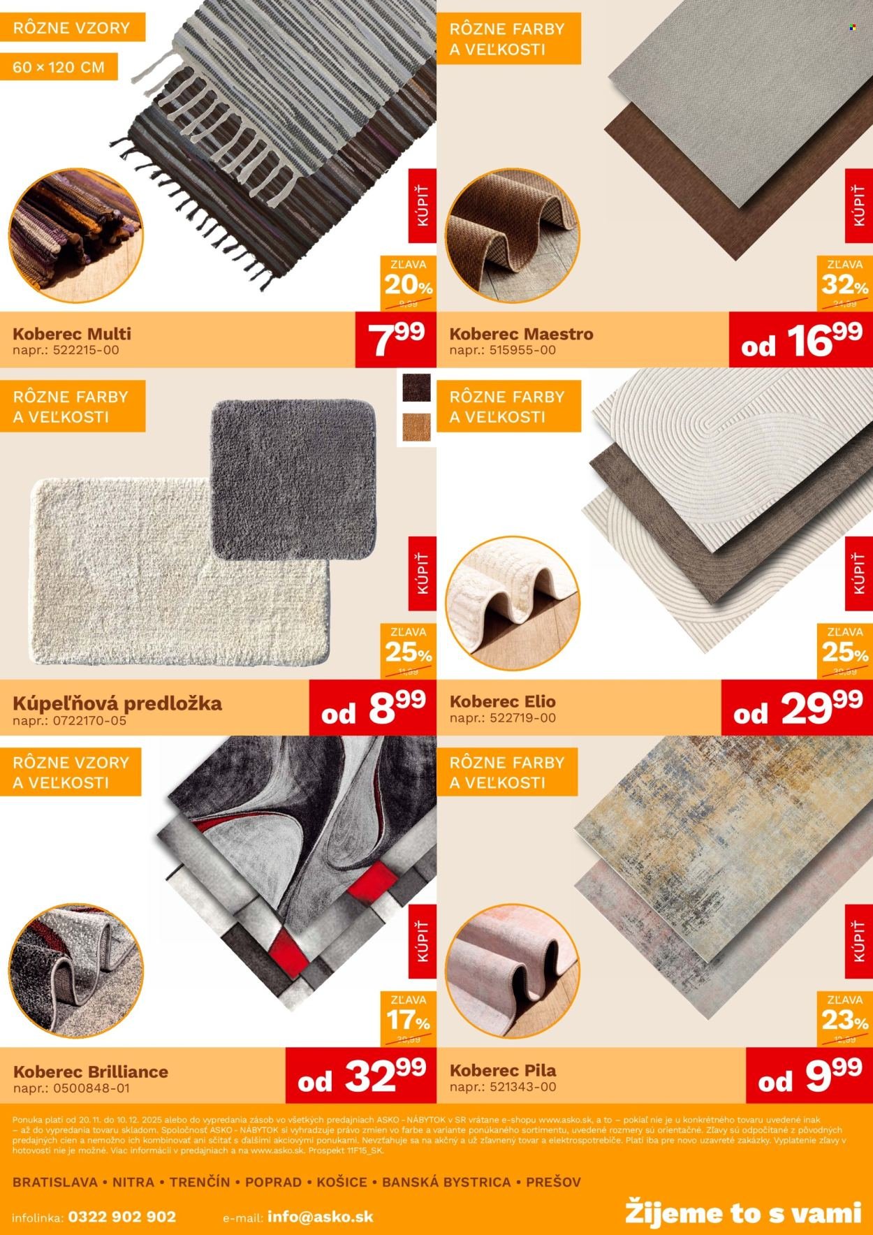 ASKO NÁBYTOK leták - Bytové doplnky za skvelé ceny (2025-11-20 - 2025-12-10) | 5
