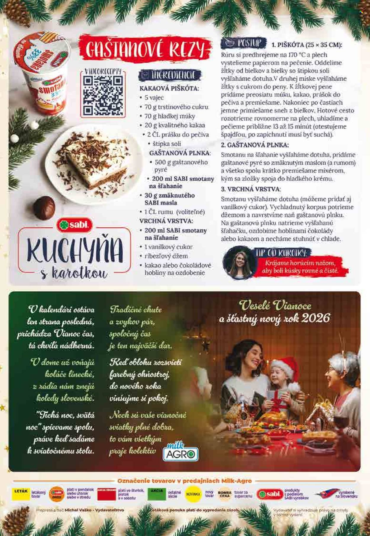 MILK AGRO leták - Aktuálny leták (2025-12-17 - 2025-12-31) | 2