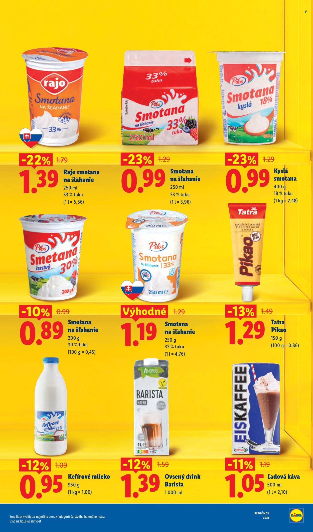LIDL leták - Dlhodobo zlacnené